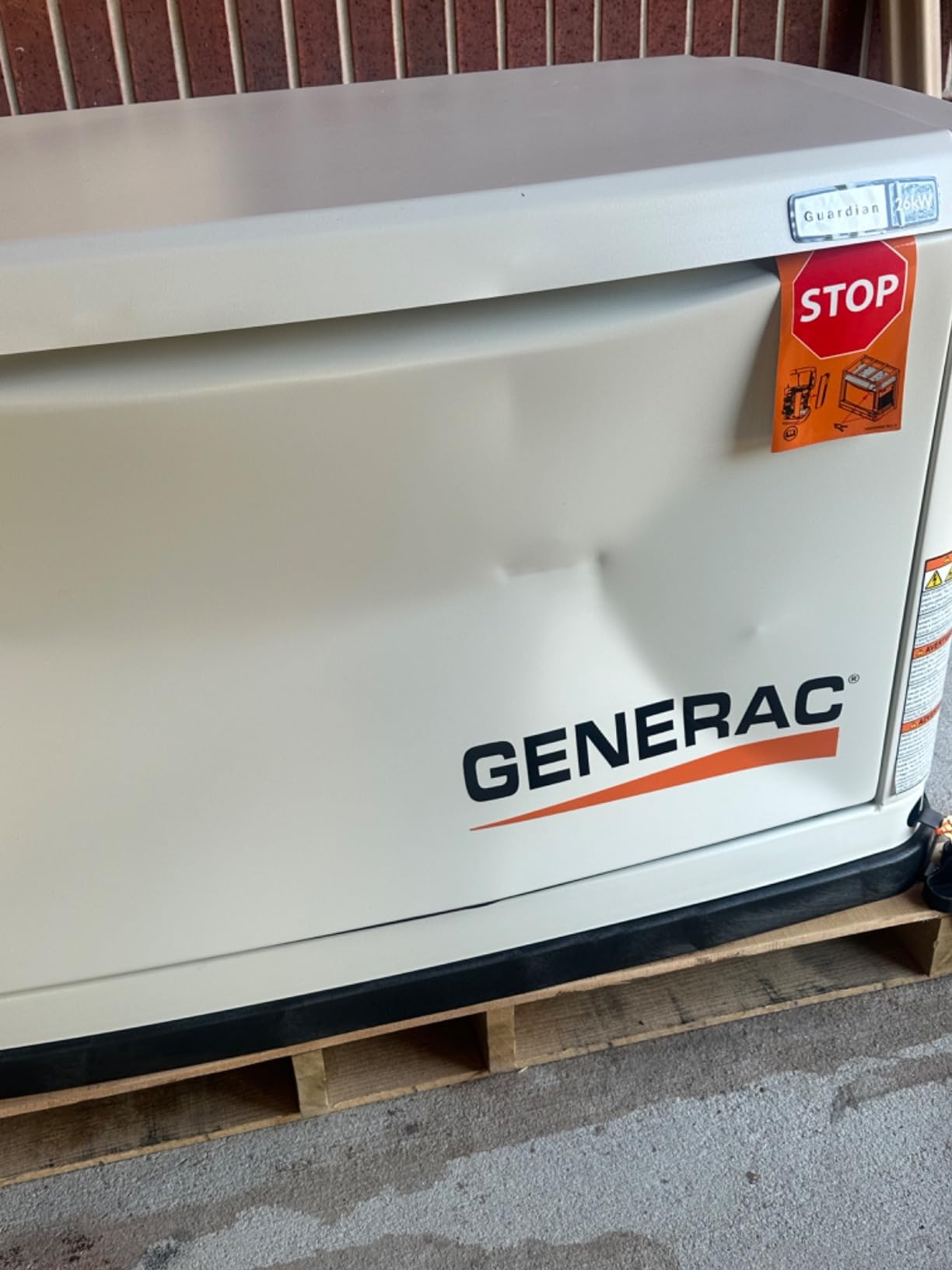 Generac Guardian 26kW Home Standby Generator with 200 Amp Transfer Switch - Automatic Whole House Backup Power for Storms, Emergencies, and Outages, WiFi Enabled, Runs on Natural Gas or Liquid Propane customer photo 2