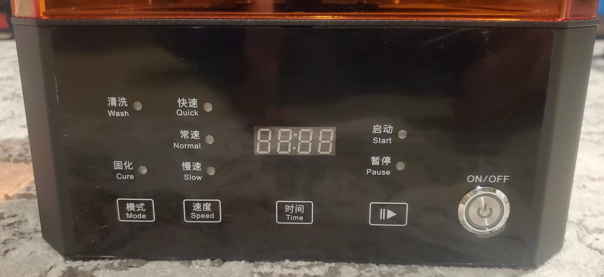 Creality Wash and Cure Station UW-01 2 in 1 Machine, Resin 3D Printer UV Curing Rotary Box Bucket for LCD/DLP/SLA, Washing Size 7.48x6.06x7.87in customer photo 2