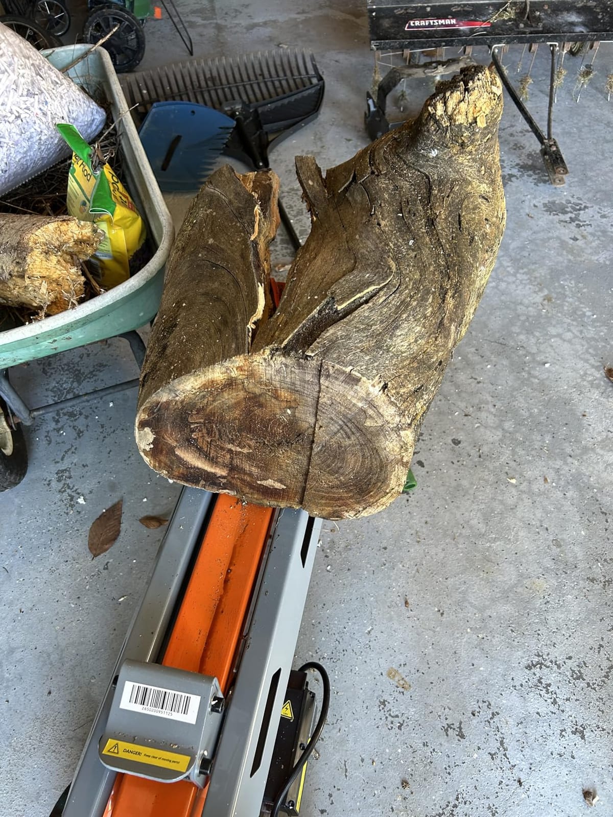 YARDMAX YS0650 6.5 Ton Electric Log Splitter customer photo 1