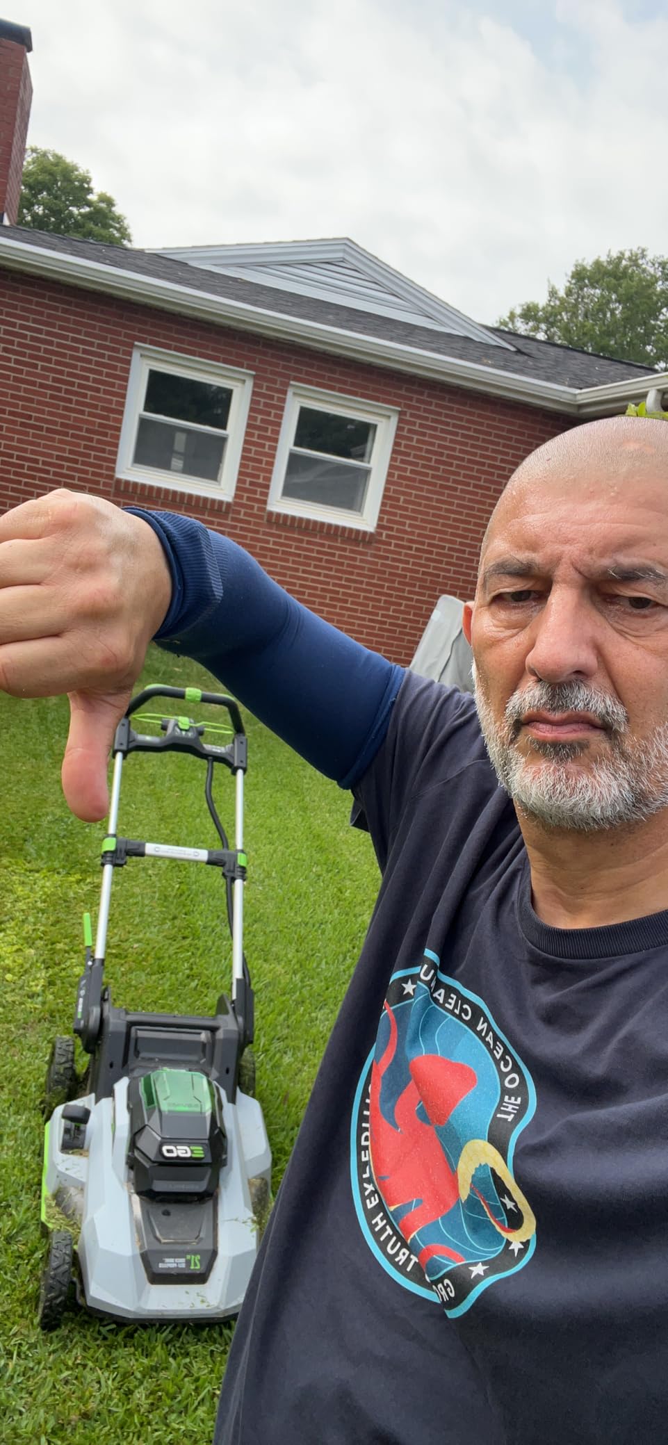 EGO Power+ Electric Lawn Mower, Self-Propelled Cordless with Touch Drive - LM2125SP customer photo 1