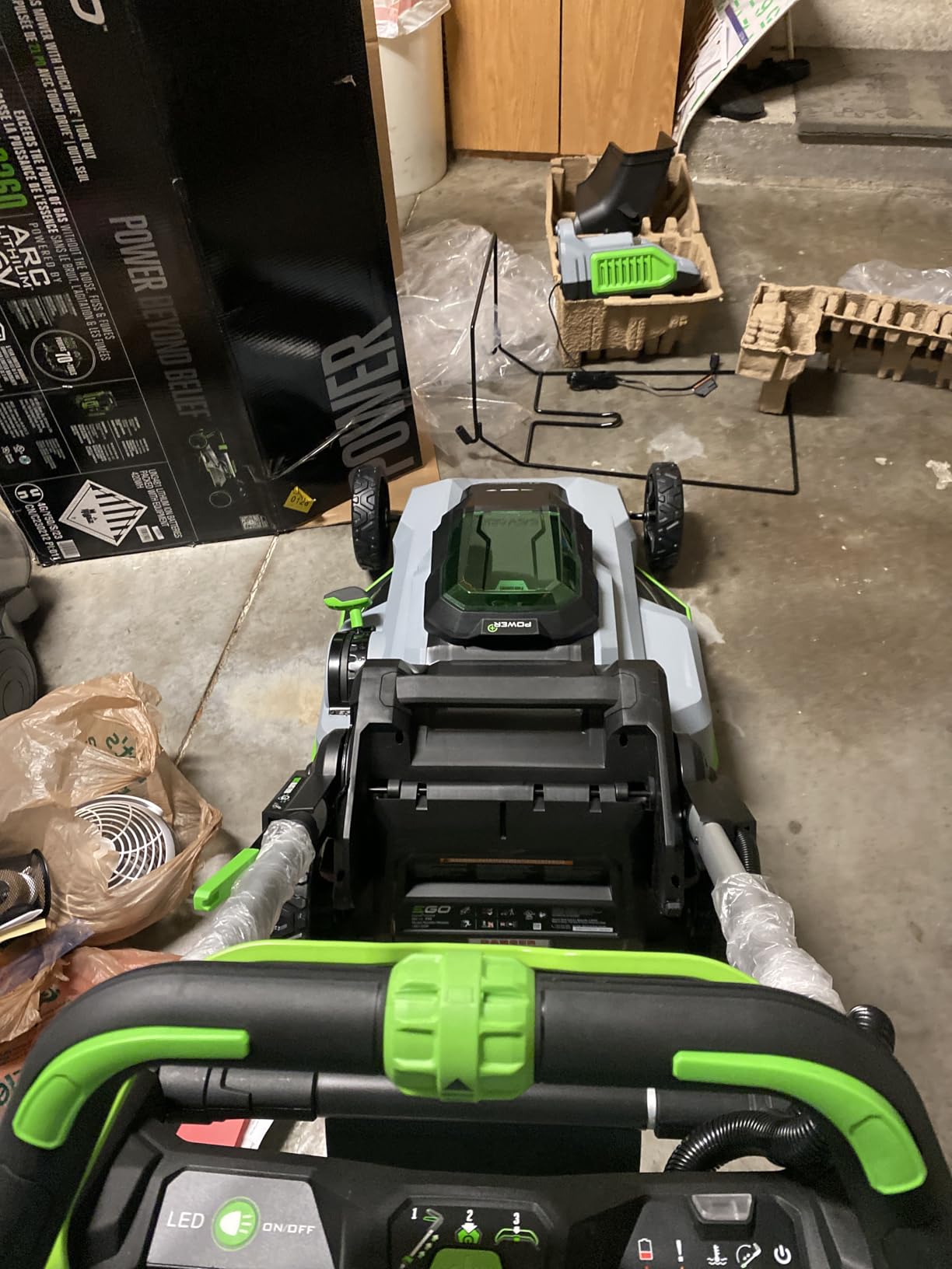 EGO Power+ Electric Lawn Mower, Self-Propelled Cordless with Touch Drive - LM2125SP customer photo 2