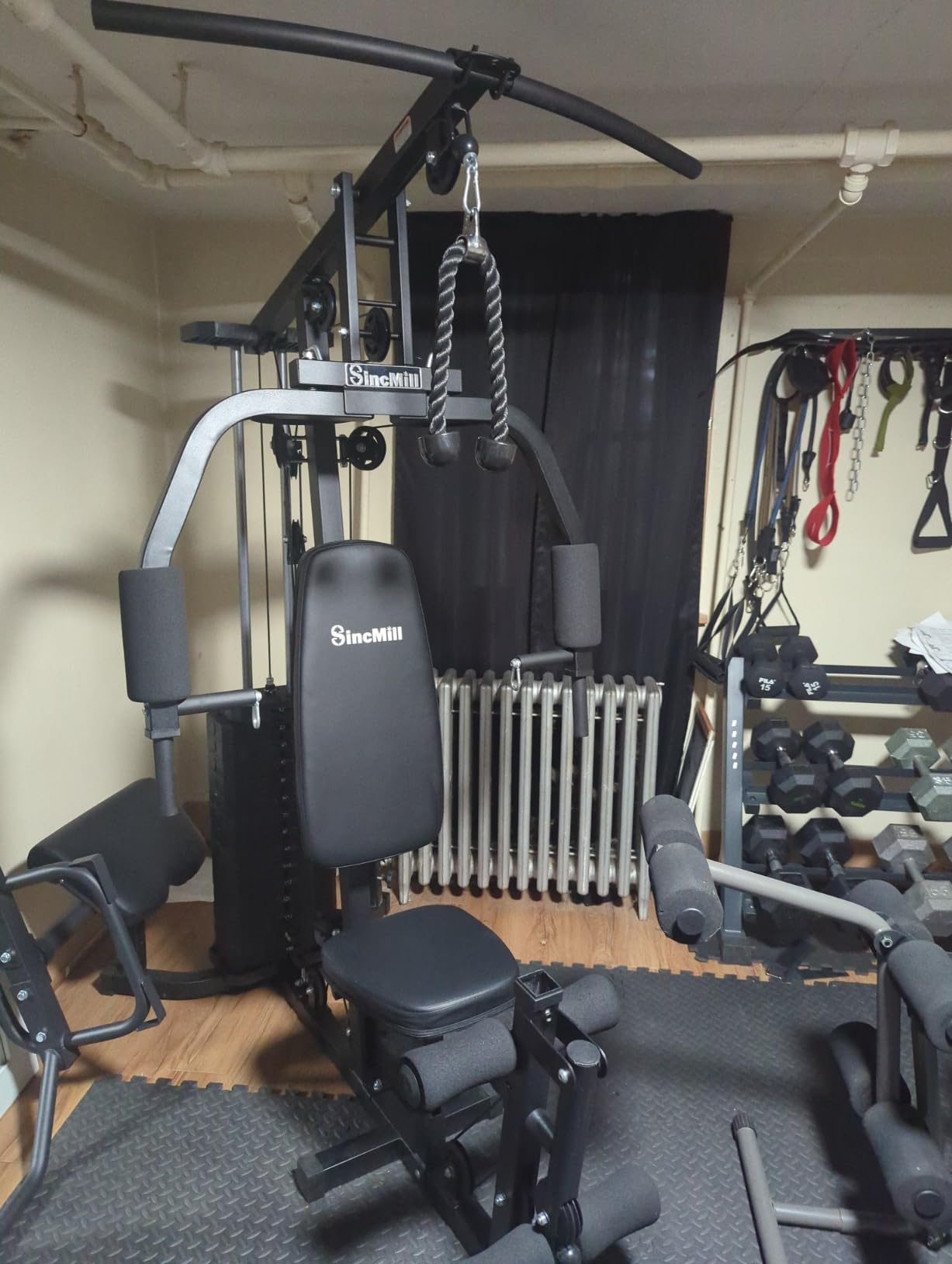 SincMill Home Gym Multifunctional Full Body Workout Equipment for Home Exercise Fitness customer photo 1