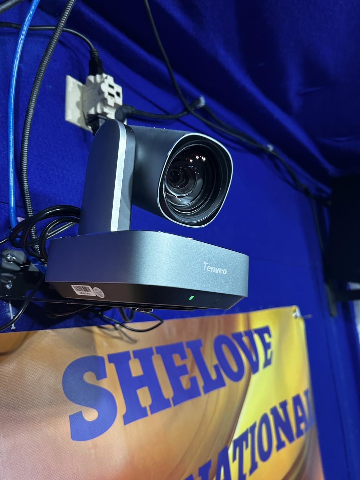 Tenveo 4K PTZ Camera, AI Humanoid & Face Auto-Tracking, 12X Optical Zoom Wide Angle, USB3.0/HDMI/LAN PoE IP Live Streaming for Church Video Conference Broadcast Zoom Teams YouTube OBS customer photo 1