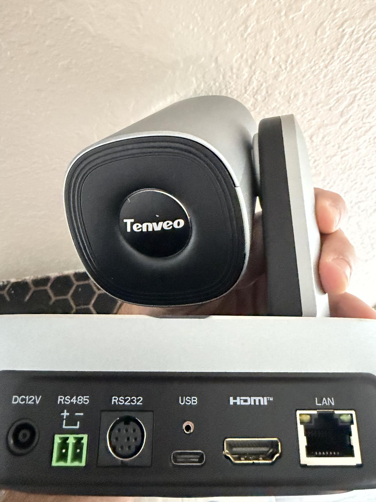 Tenveo 4K PTZ Camera, AI Humanoid & Face Auto-Tracking, 12X Optical Zoom Wide Angle, USB3.0/HDMI/LAN PoE IP Live Streaming for Church Video Conference Broadcast Zoom Teams YouTube OBS customer photo 2