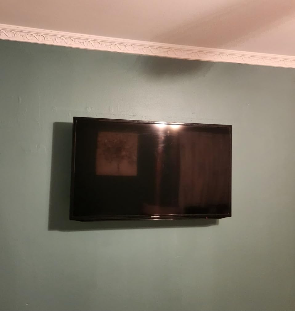 UL Listed Fixed TV Wall Mount for 37-86 Inch Screens, Low Profile TV Mount Fits 16