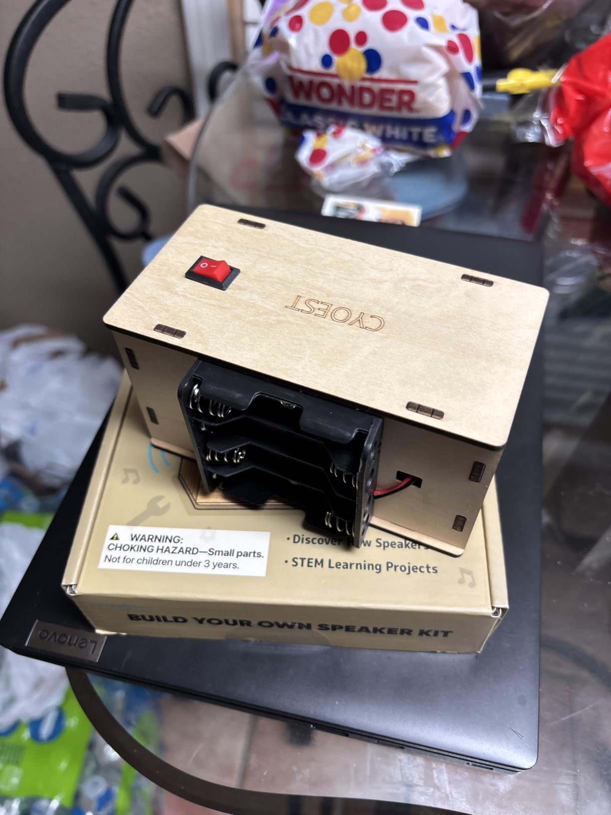 STEM Projects for Kids & Adults Build Your Own Bluetooth Speaker - Science Experiment Electronics Kit customer photo 2