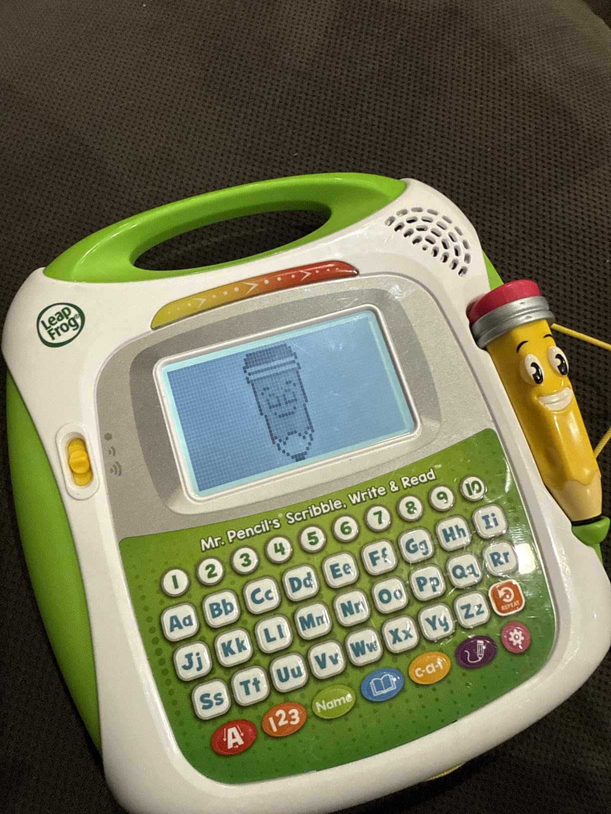 LeapFrog Mr Pencil's Scribble Write and Read, Green customer photo 2