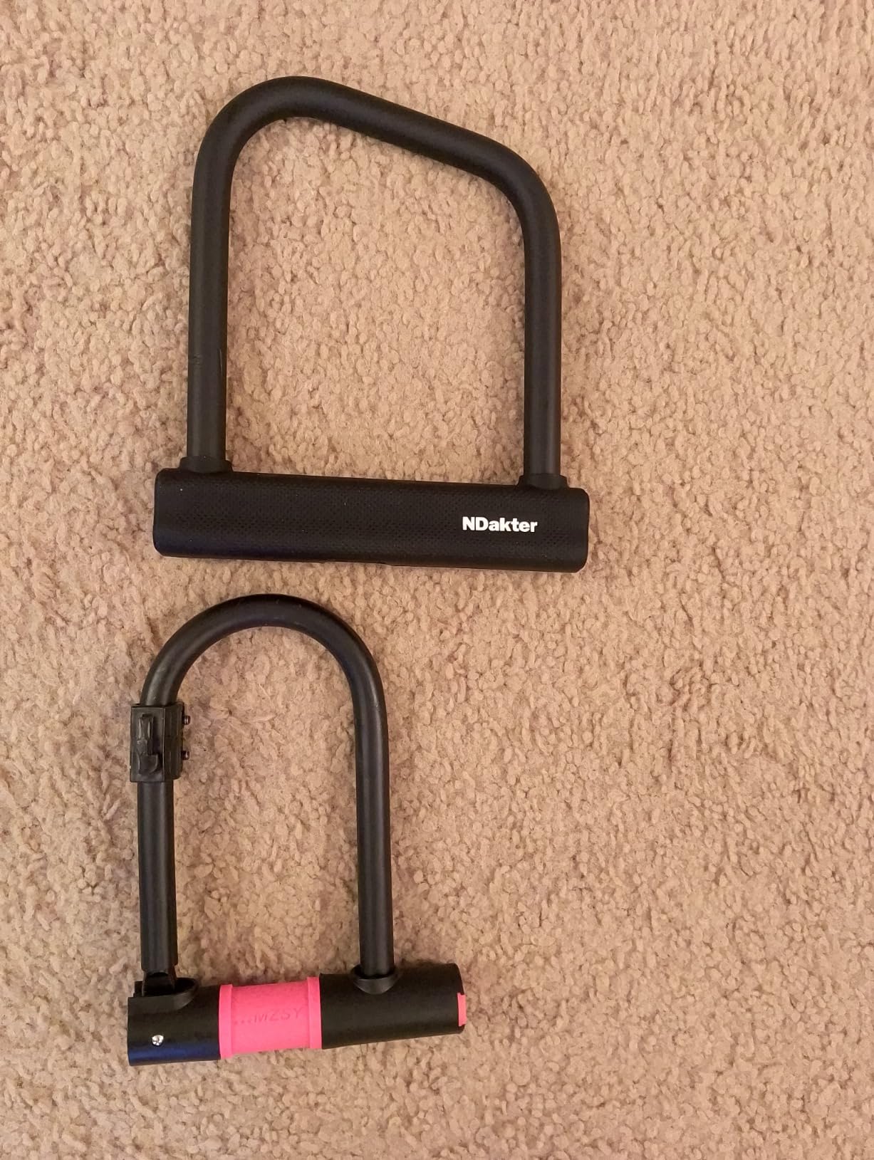 NDakter Bike Locks Heavy Duty Anti Theft, Bicycle U Lock for Ebike, 18mm Shackle, 6FT Steel Security Cable with 3 Keys for Electric Escooter, Motorcycle, Moped, Dirt-Bike, Tri-Bike Wheel Lock Sturdy customer photo 1