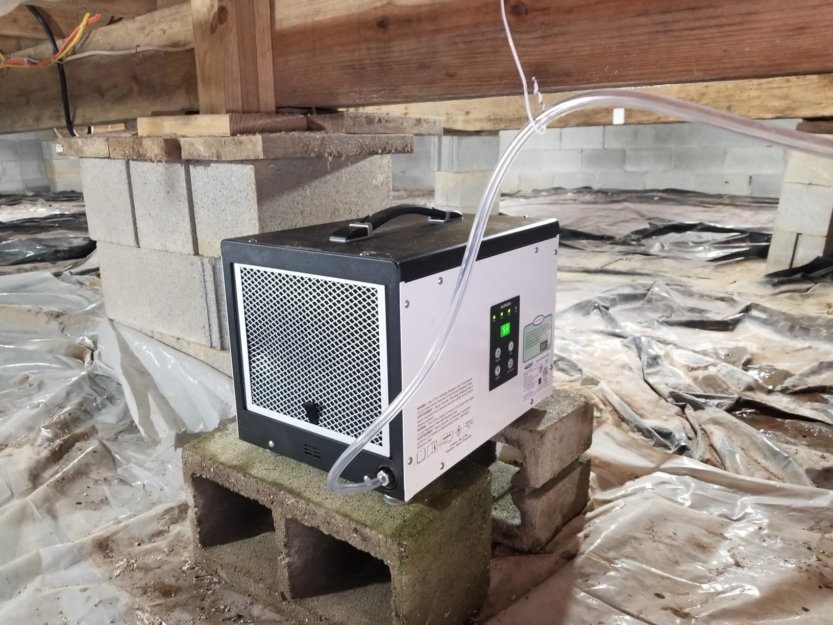 ALORAIR 70 PPD Dehumidifier with Pump for Crawl Space and Basement | Automatic Defrost, Memory Start, Up to 1,000 Sq. Ft., with Drain Hose, cETL Listed, for Commercial Use customer photo 2