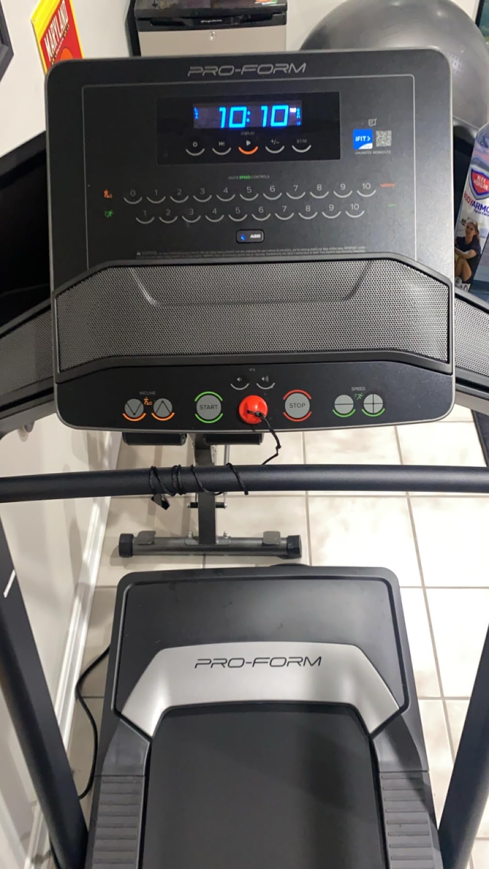 ProForm Carbon Series Treadmill | Foldable Treadmill for Running and Cardio Workouts with Shock Absorbing Cushioning to Reduce Joint Impact customer photo 1