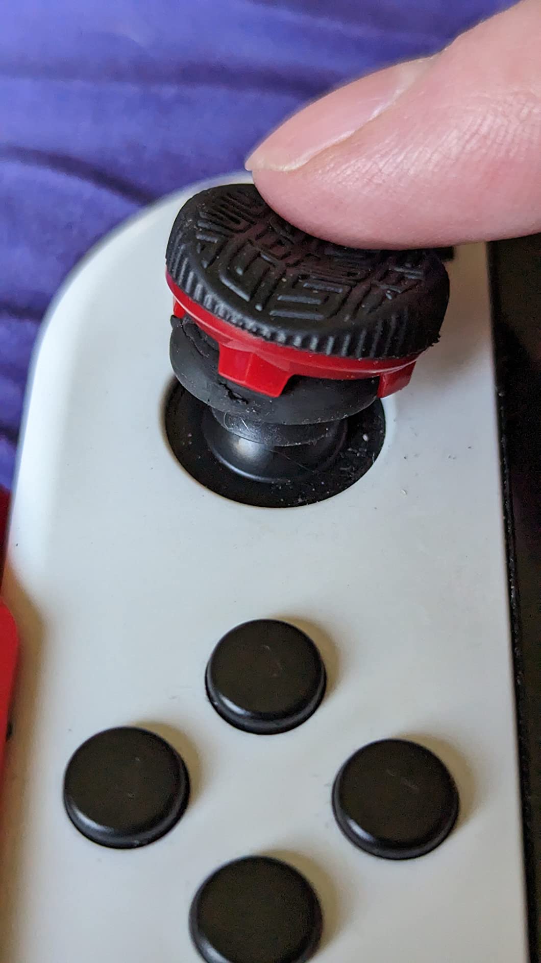 ZenGrip Pro Gen 3 OLED, Switch Grip Comfortable & Ergonomic, Joy Con & Switch Control - Blue customer photo 2