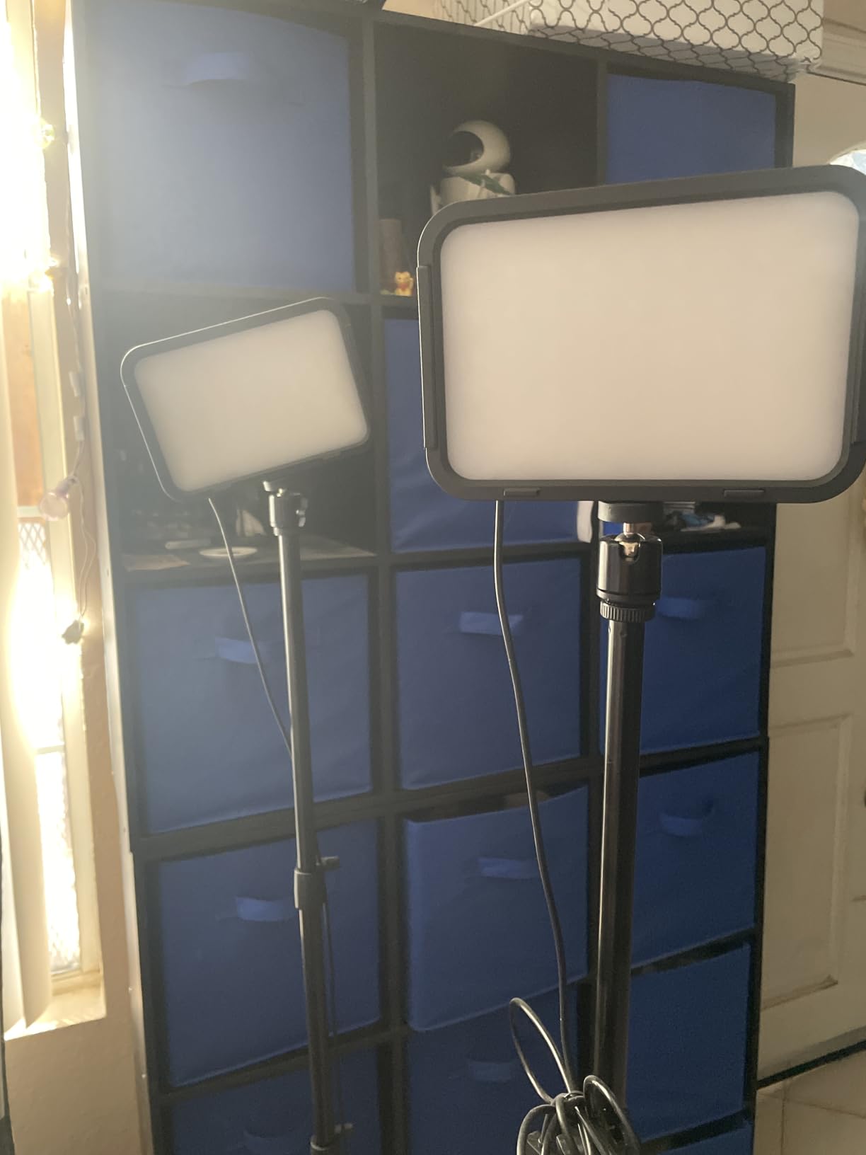 Torjim RGB Photography Video Lighting, Studio Lights with Adjustable Tripod Stand - 16 Color Lighting for Video Recording/YouTube/TikTok/Live Streaming/Make up/Vlogging customer photo 2
