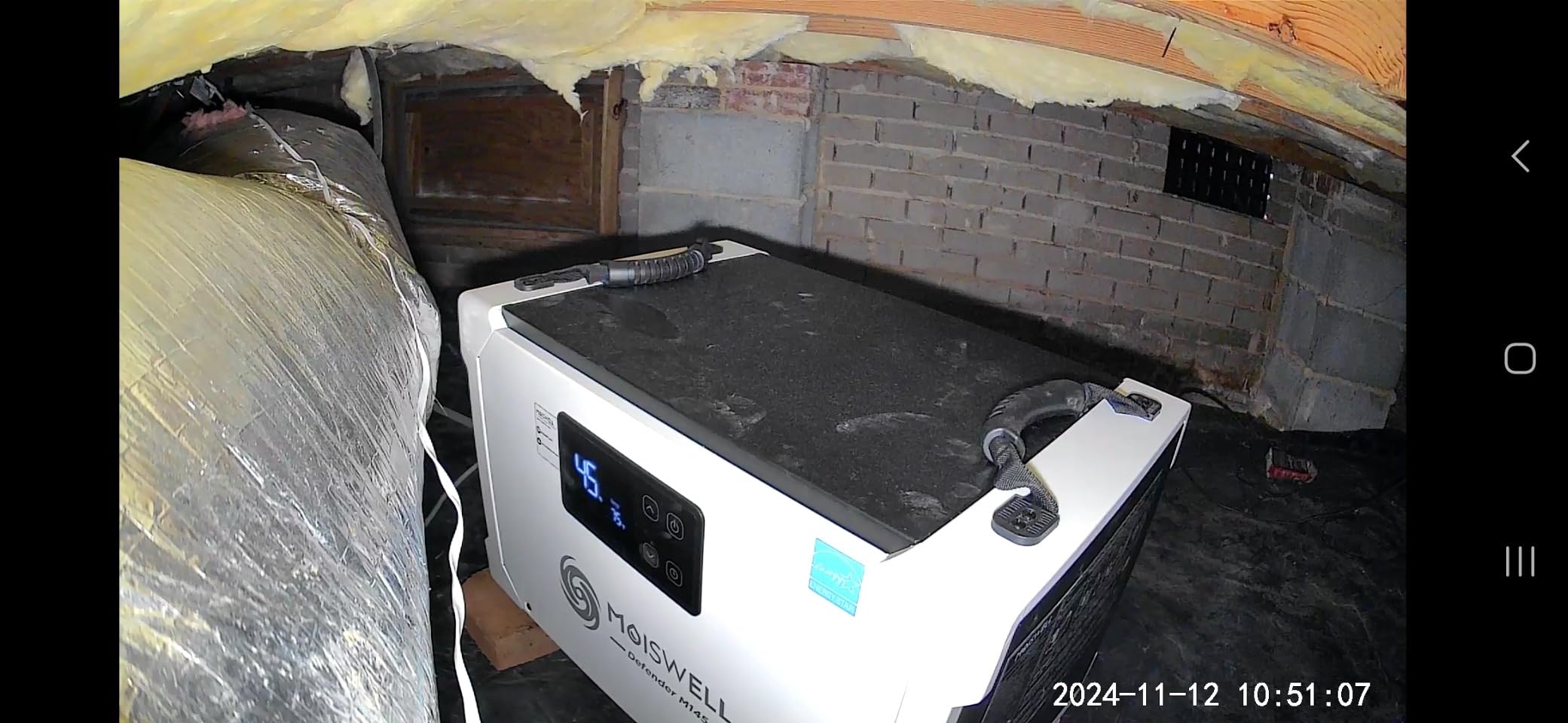 155 Pint Commercial Dehumidifier with Drain Hose for Crawl Spaces | Basements, Industry Water Damage Unit, Large Capacity, Compact, Portable, Auto Defrost, Memory Starting customer photo 2