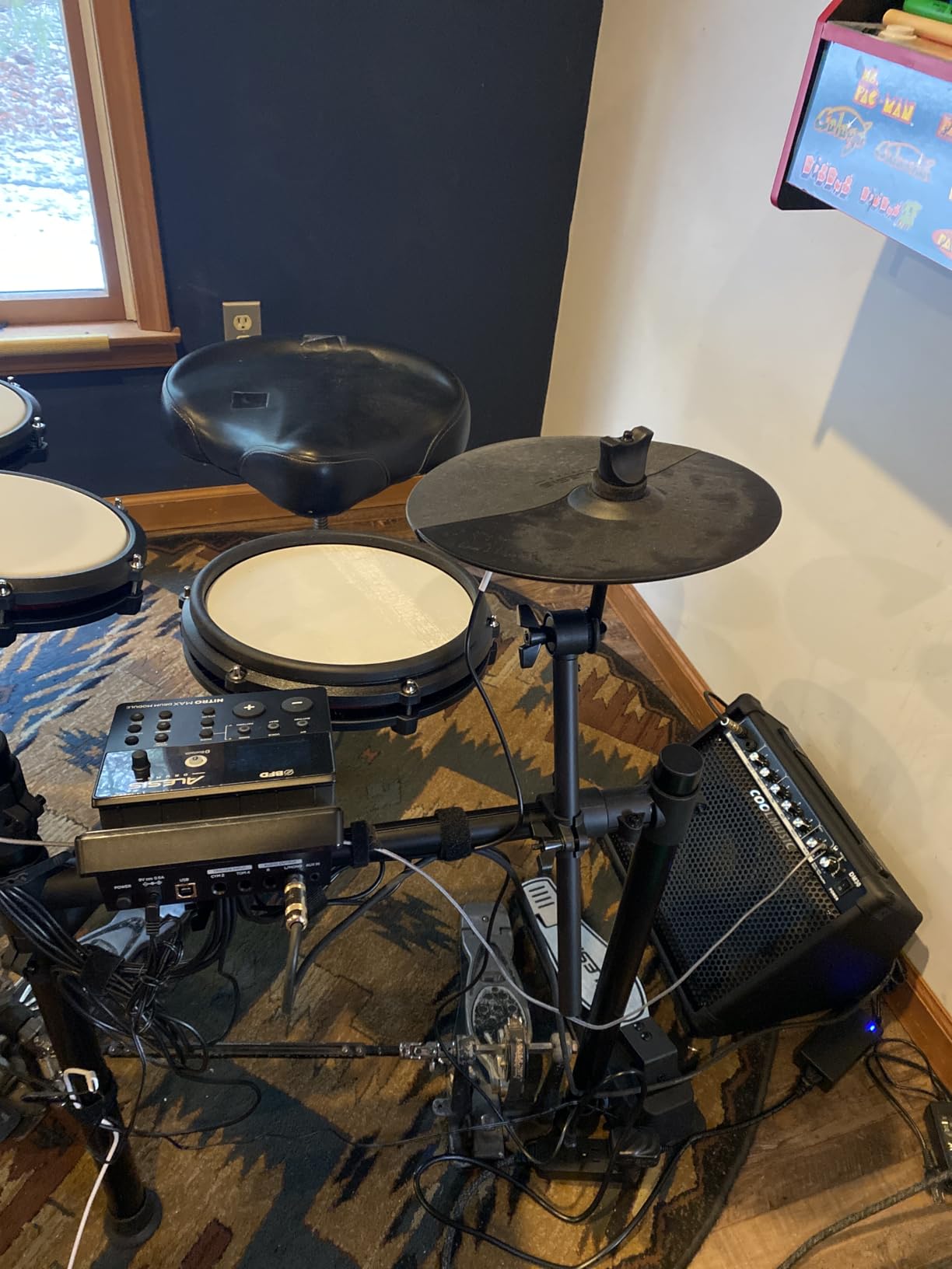 Coolmusic Drum Amplifier 30W, Wireless Electric Drum Speaker Keyboard Amp with 3-Band EQ and DI Out customer photo 2
