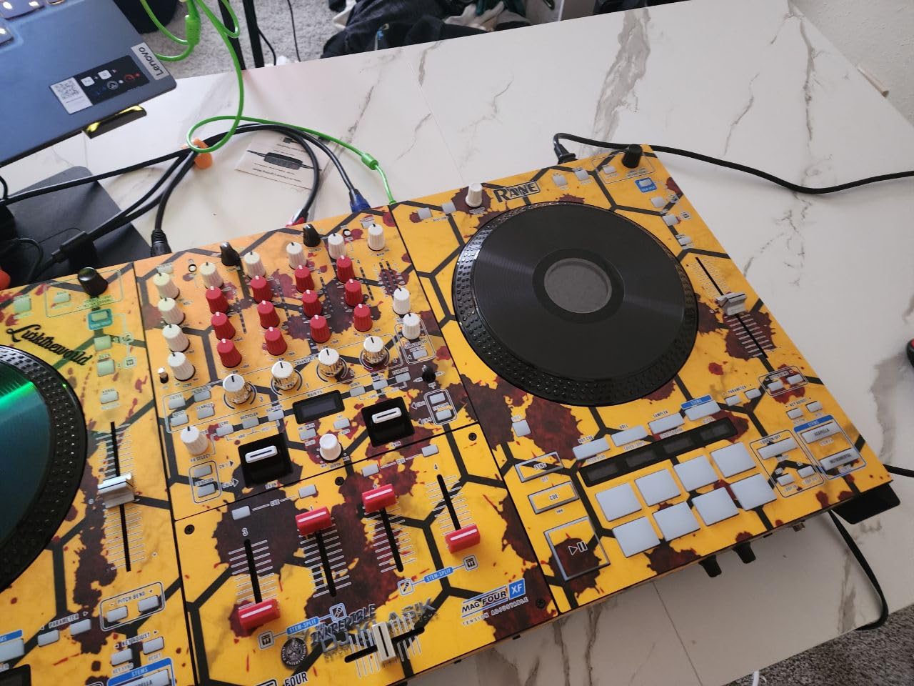 RANE FOUR Stems DJ Controller with 4 Decks, 8.5