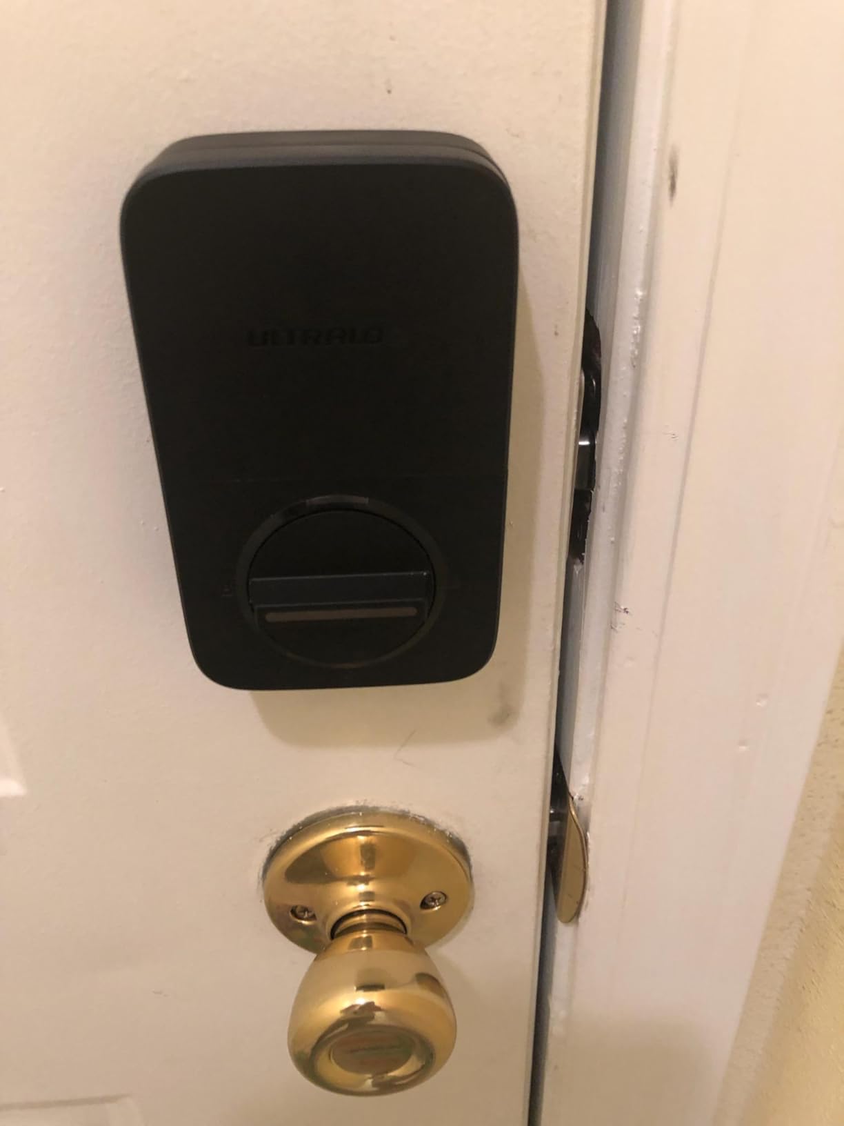 ULTRALOQ U-Bolt WiFi Smart Lock with Door Sensor, Built in Wi-Fi Smart Deadbolt Locks for Front Door, Remote Access, App Code Unlock, Auto-Lock, Auto Unlock, Works with Alexa, Google, ANSI Grade 1 customer photo 2