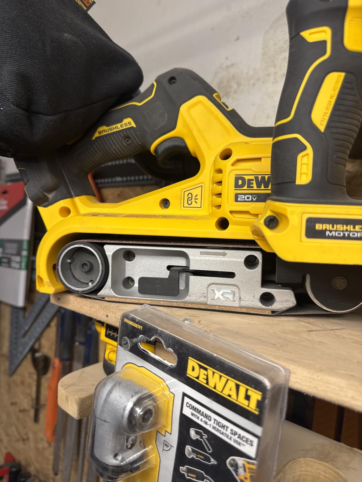 DEWALT 20V MAX* Belt Sander, Cordless, Brushless, Tool Only (DCW220B) customer photo 2