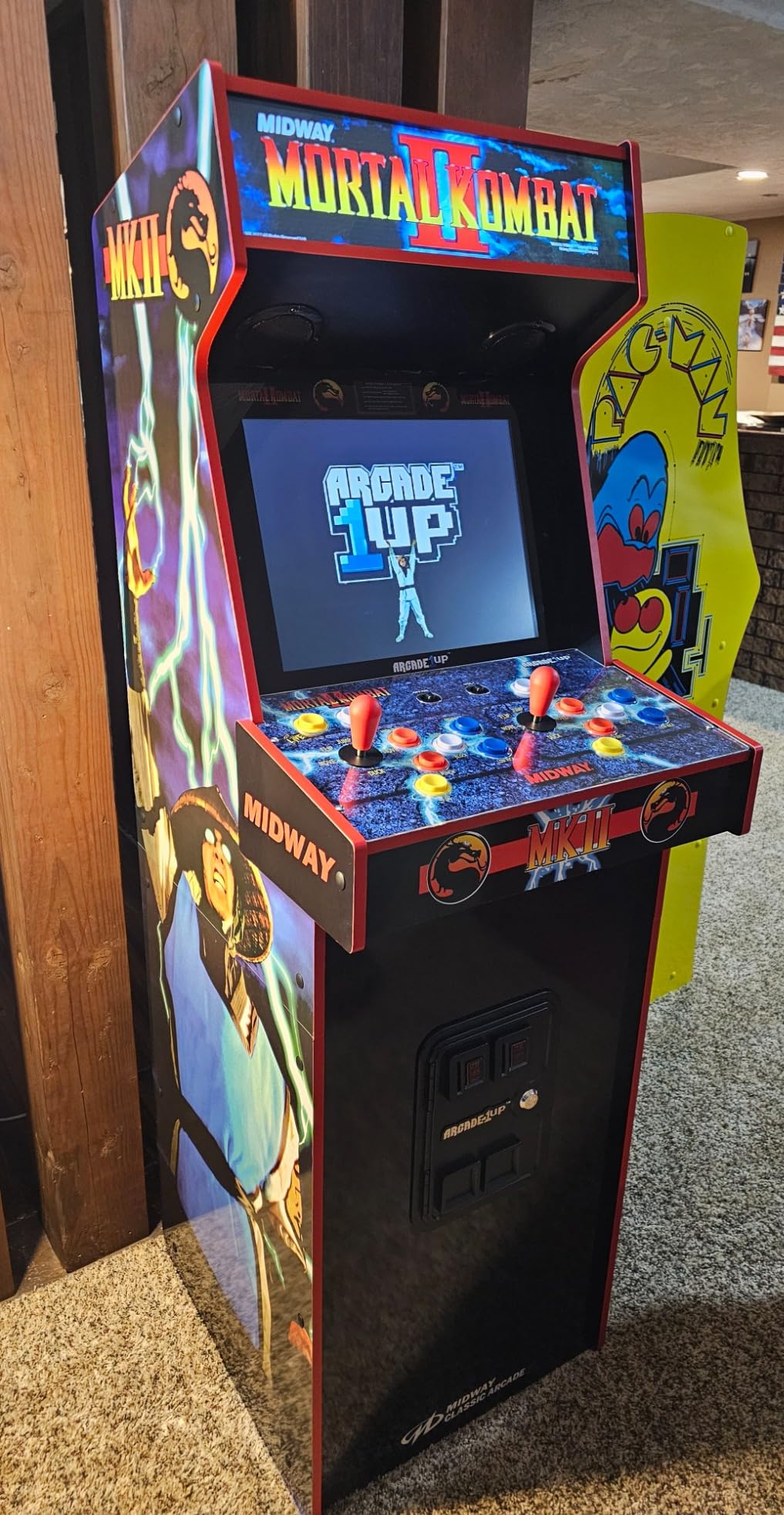 ARCADE1UP Mortal Kombat II Deluxe Arcade Machine, 14 Games | Gaming Cabinet with Real Feel Joysticks and Buttons, 17-Inch Color Screen customer photo 2