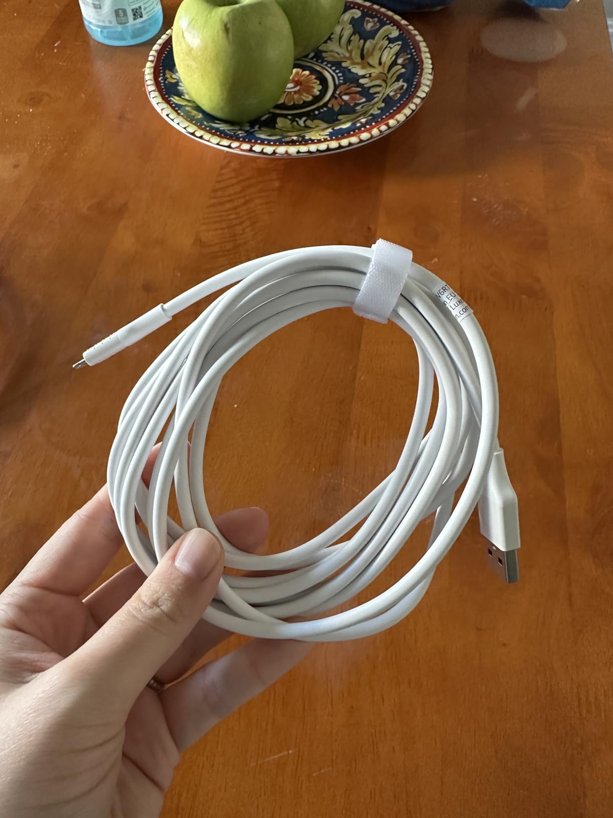 Amazon Basics Apple MFi Certified USB-A to Lightning Charger Cable for iPhone iPad, Heavy-Duty Fast-Charge, 10ft, Black customer photo 1