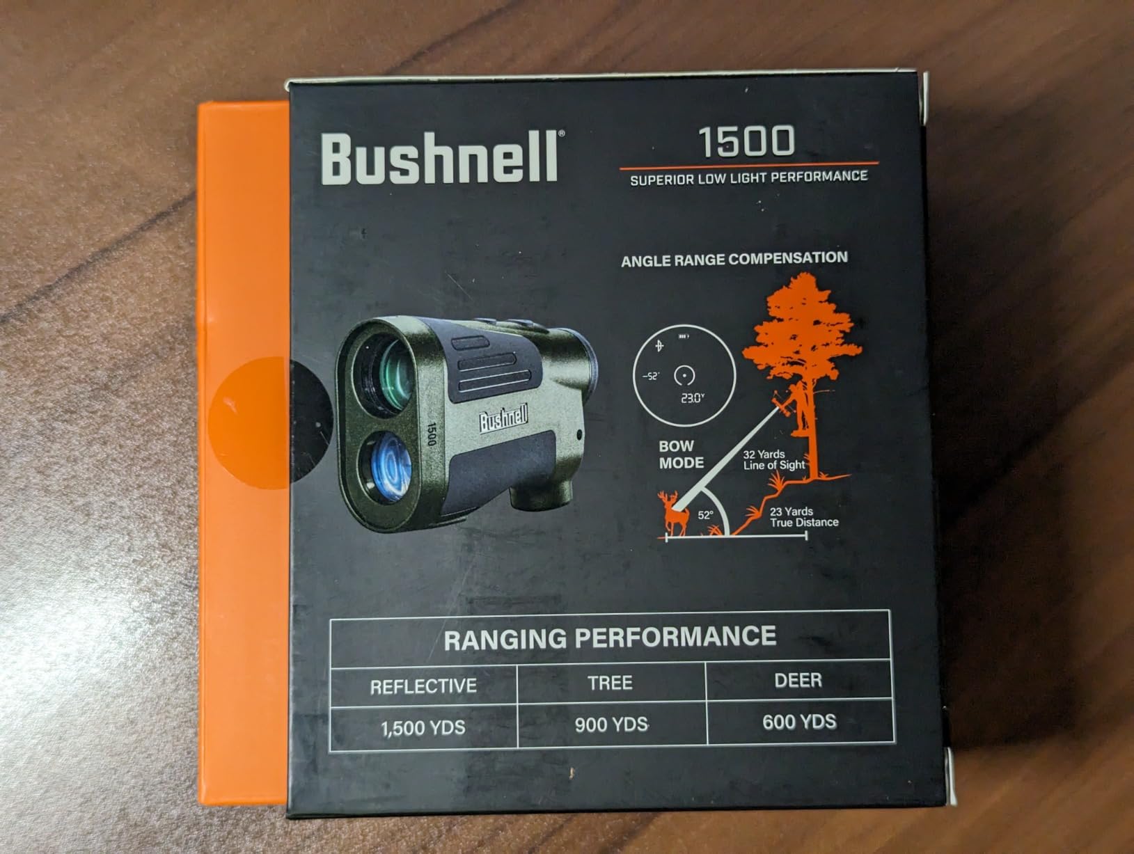 Bushnell Prime 1500 Hunting Laser Rangefinder 6x24mm - Bow & Rifle Modes, BDC Readings, Crystal Clear Optic Protected by Exo Barrier customer photo 2