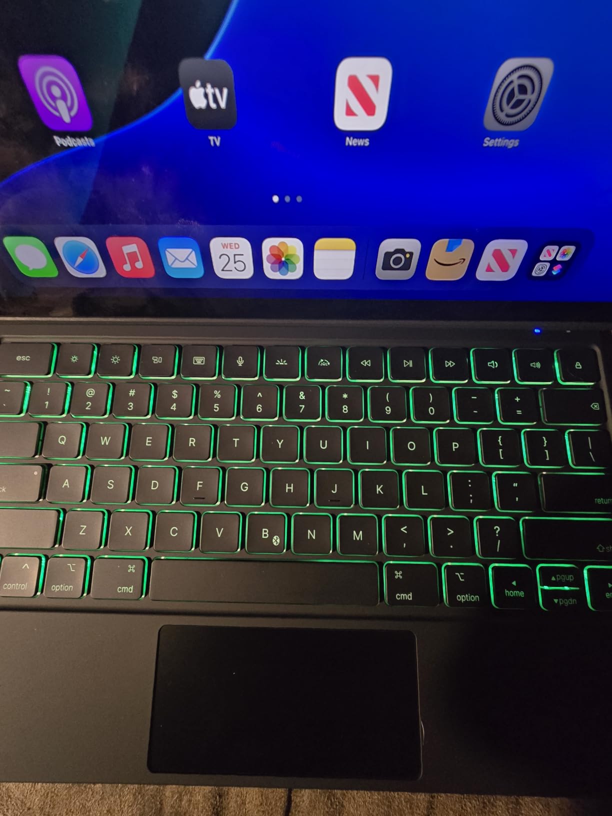 ESR for iPad Air 11/Pro 11 Inch Case Keyboard, Multi-Mode Magnetic Stand | For iPad Air 5/4th, Secure Magnetic Lock, Detachable Back Case, Precision Multi-Touch Trackpad, Rebound 360 Series, Black customer photo 2