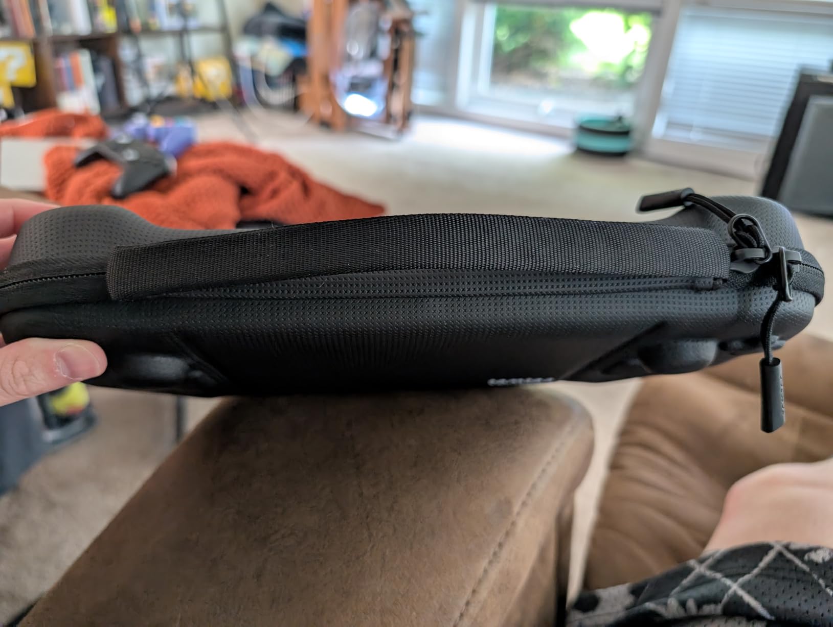 tomtoc Slim Carrying Case for Steam Deck/OLED, Protective Travel Bag | Portable Hard Shell Cover for Steam Deck & Accessories, Lightweight Odorless Felt Storage Bag customer photo 2