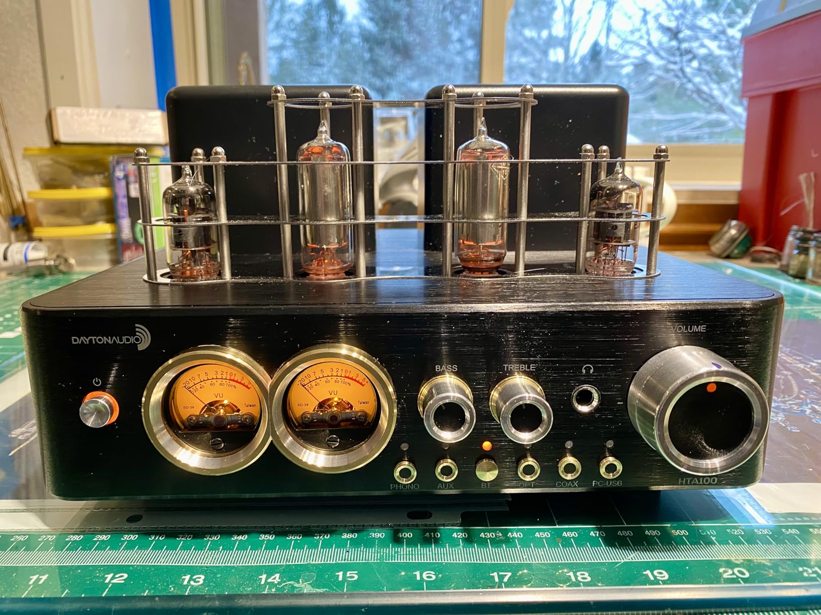 Dayton Audio HTA200 Integrated Stereo Hybrid Tube Amplifier 200 Watts customer photo 1