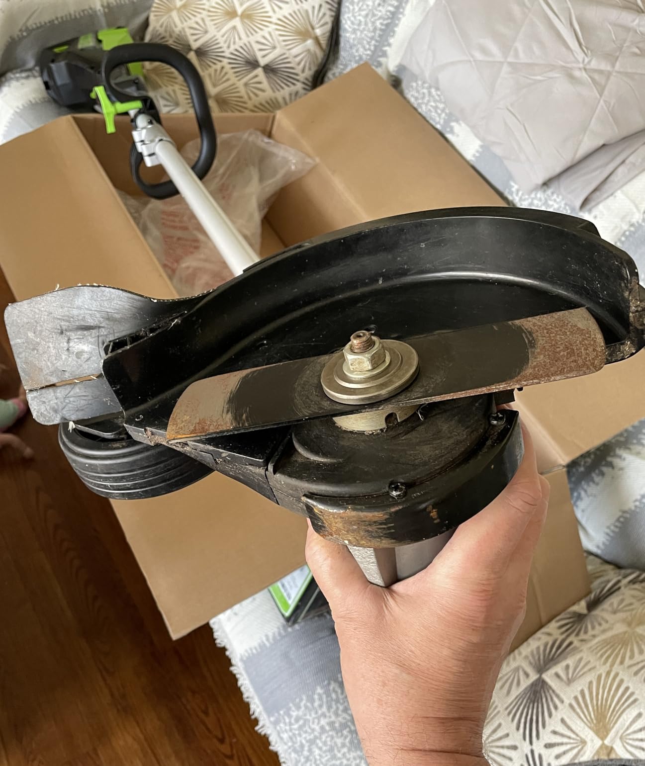 Greenworks 60V 8 in Cordless Electric Lawn Edger, 2.0 Ah Battery, Charger customer photo 1