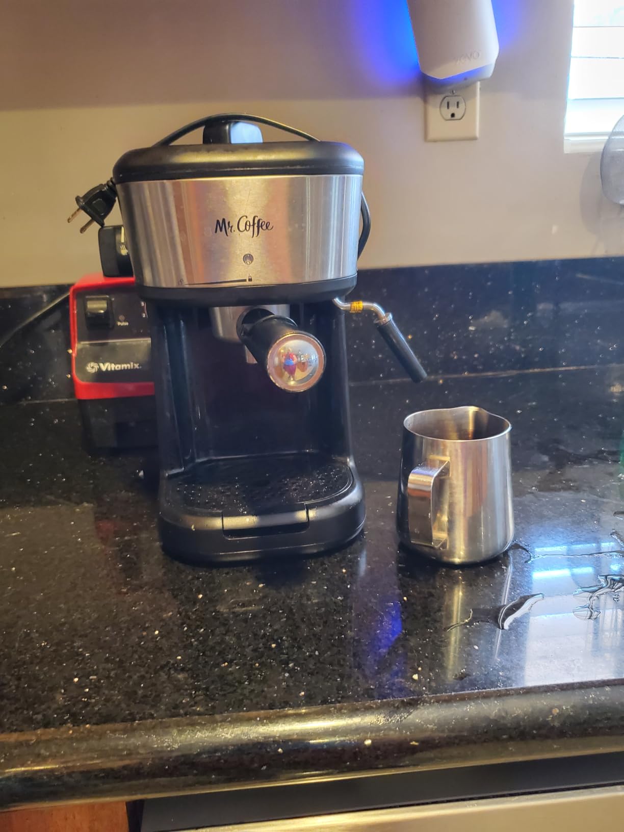 Mr. Coffee 4-Shot Steam Espresso Cappuccino and Latte Maker with Stainless Steel Frothing Pitcher customer photo 2