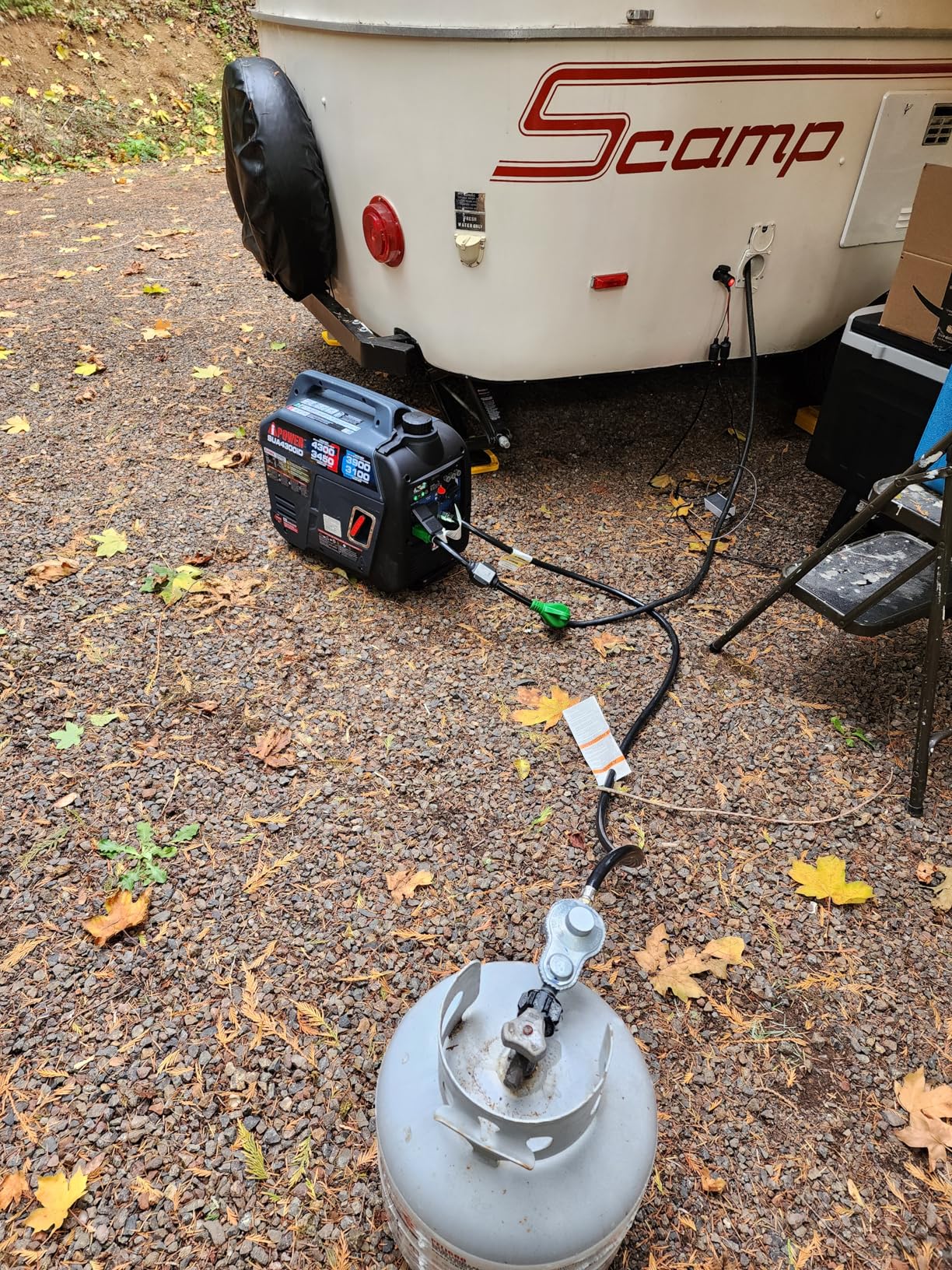 A-iPower 4300-Watt Dual Fuel Portable Inverter Generator, RV Ready Lightweight w/CO Sensor for Backup Home Use, Tailgating & Camping, CARB Compliant (SUA4300iD) customer photo 1
