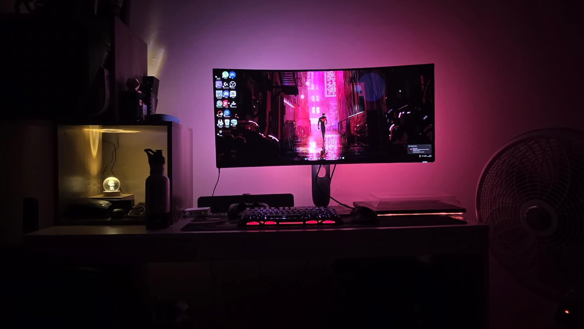 Govee Gaming Light for Monitor G1, RGBIC LED Backlight for 27-34 Inch PC, Smart LED Lights for Monitors with Color Matching, Adapts to Curved Monitors, Double Strip Light Beads with 123 Scene Modes customer photo 1