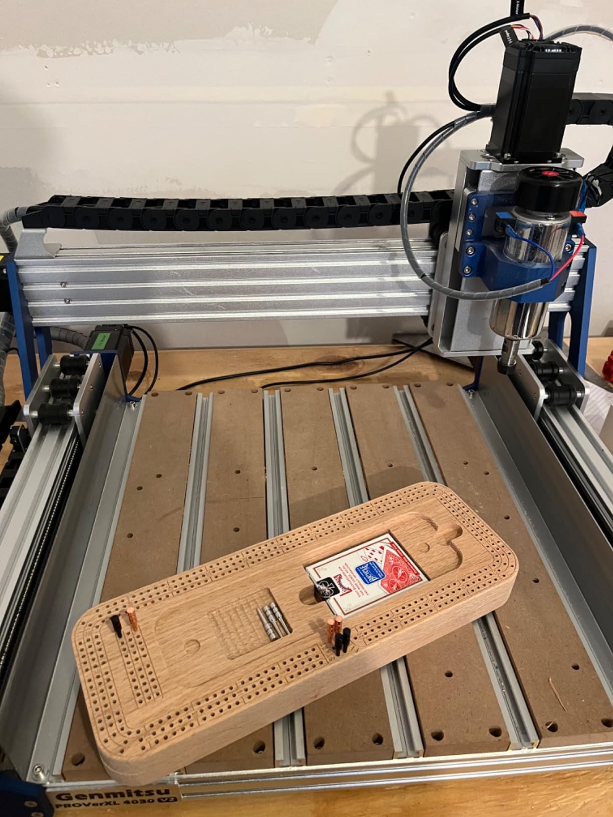 Genmitsu PROVerXL 4030 V2 CNC Router Machine with Closed-Loop Stepper Motor | Closed-Loop NEMA 23 Motors, 400W Spindle for Wood, Metal, Acrylic, PCB & MDF, 400 x 300 x 110mm Work Area customer photo 1