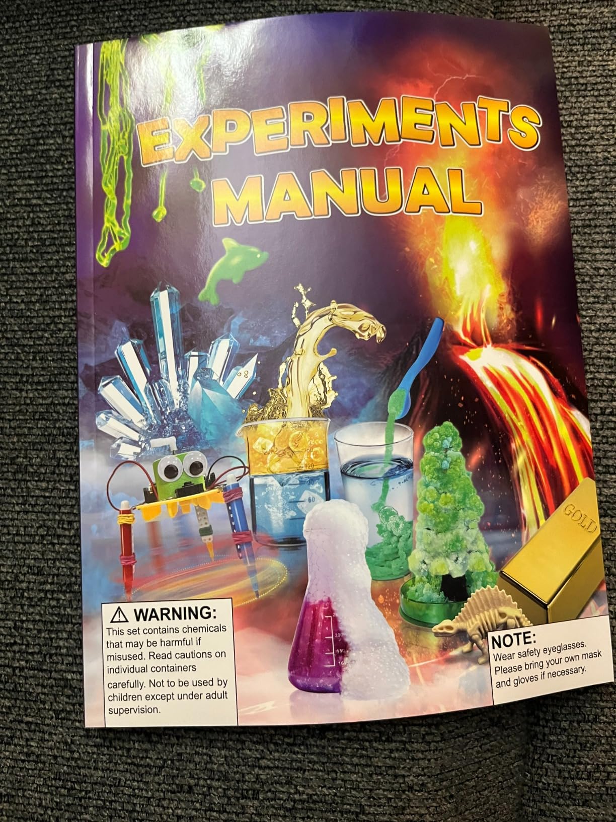 UNGLINGA 150 Experiments Science Kits for Kids Chemistry Lab S.T.E.MToys | Volcano, Crystal, Magic, Dig, Reation, Physics, Scientist Tools Set, Educational Project for Boys Girls Birthday Gifts Ideas customer photo 1