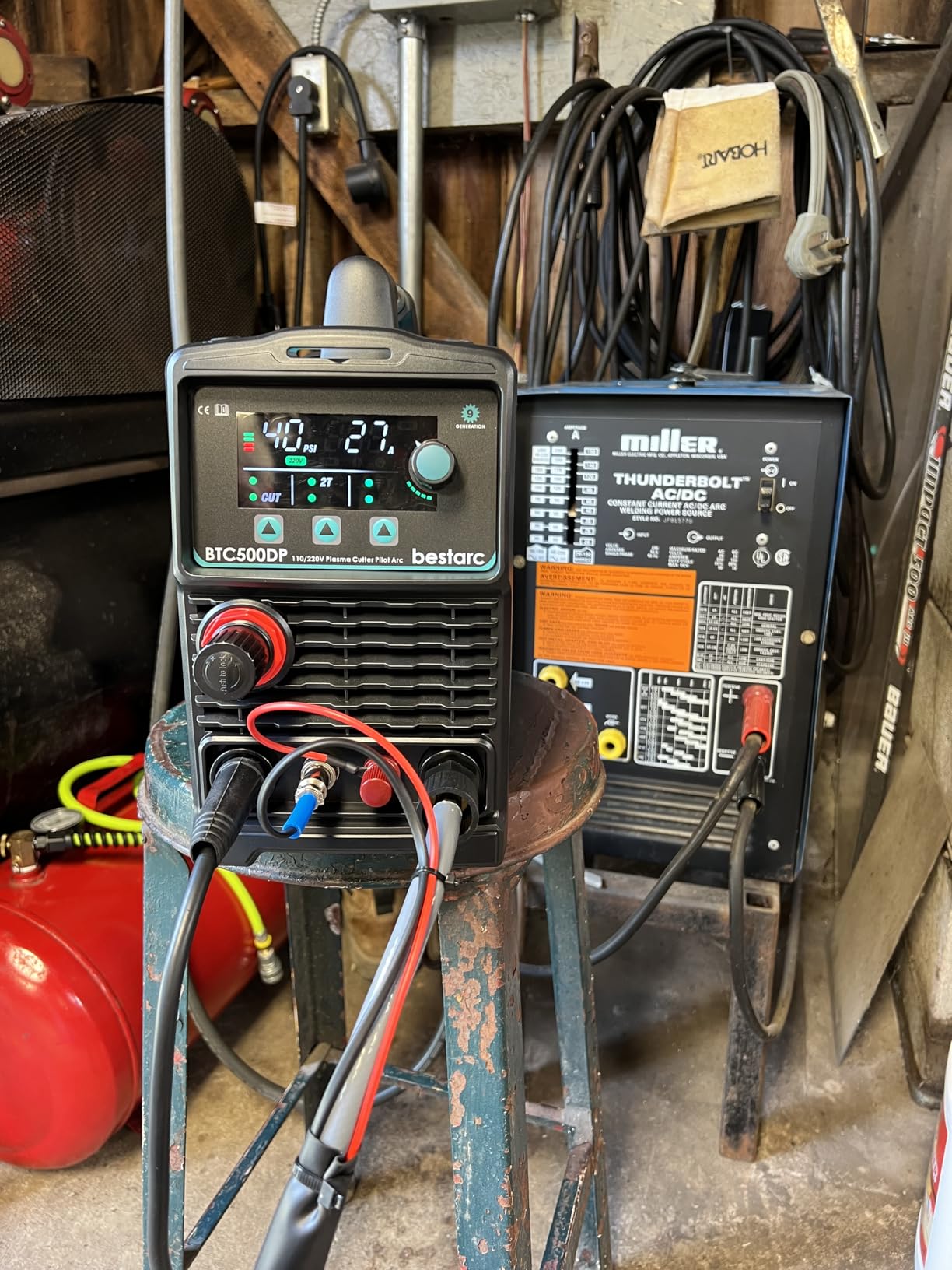 50A Plasma Cutter Machine [Pilot Arc], 110/220V Dual Voltage, 3/4