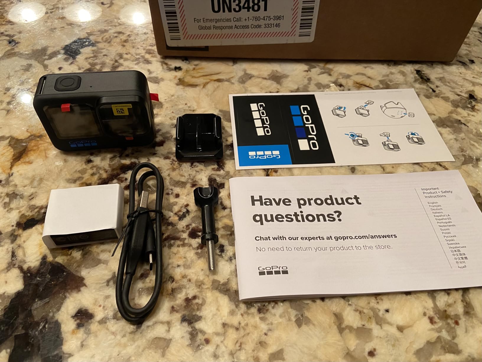 GoPro HERO11 Black - E-Commerce Packaging - Waterproof Action Camera with 5.3K60 Ultra HD Video, 27MP Photos, 1/1.9