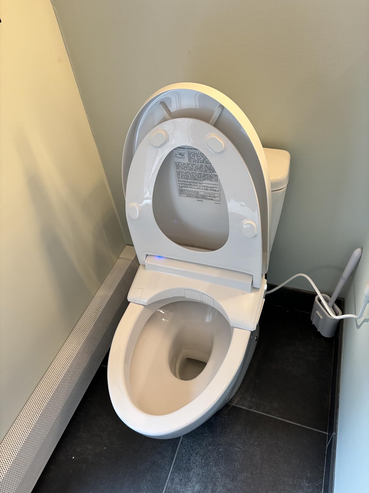 TOTO WASHLET+ S7A Electronic Bidet Toilet Seat with EWATER+ Bowl and Wand Cleaning, Auto Open and Close Contemporary Lid, Elongated, Cotton White - SW4736AT40#01 customer photo 2