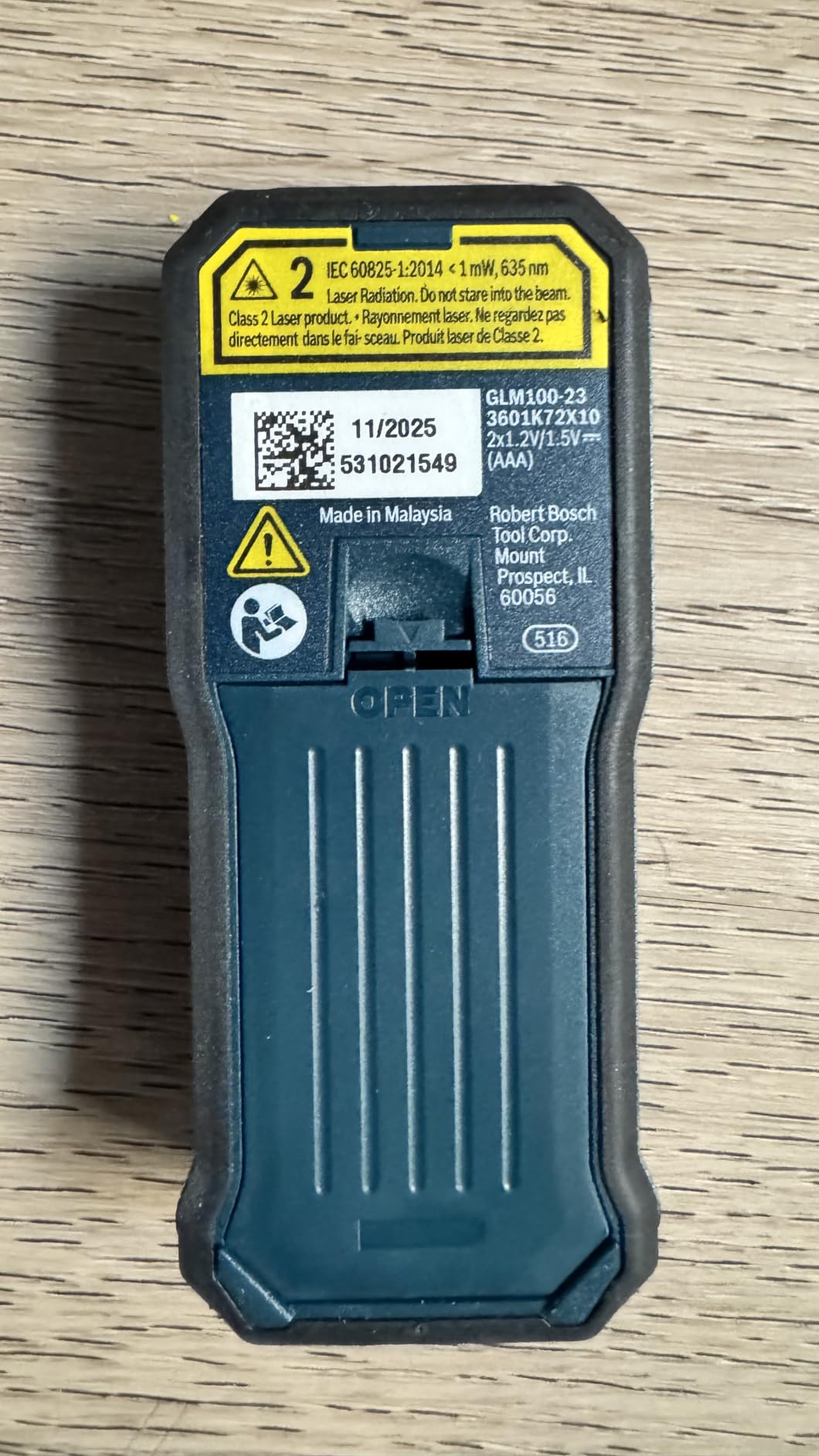 BOSCH PRO GLM100-23 Blaze 100 Ft. Laser Measure | Real-time measurement, backlit color display, 1/16 in. accuracy, contractors, stable mounting, surveying, construction customer photo 1