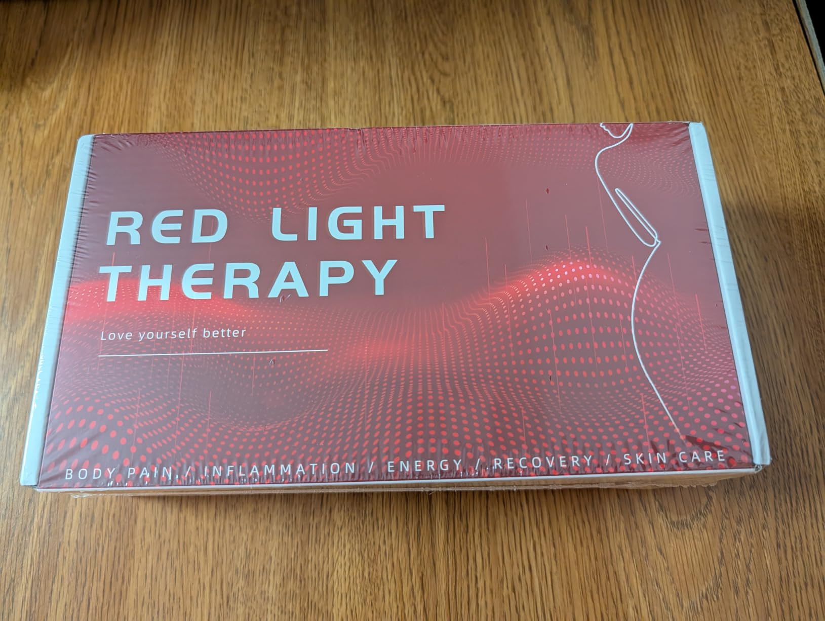 bonodave Red Light Therapy Pad for Body Back Knee Shoulder Hands Feet 660nm 850nm Home Use 3 Chips in 1 Infrared Wrap Belt Gift for Women Men customer photo 1