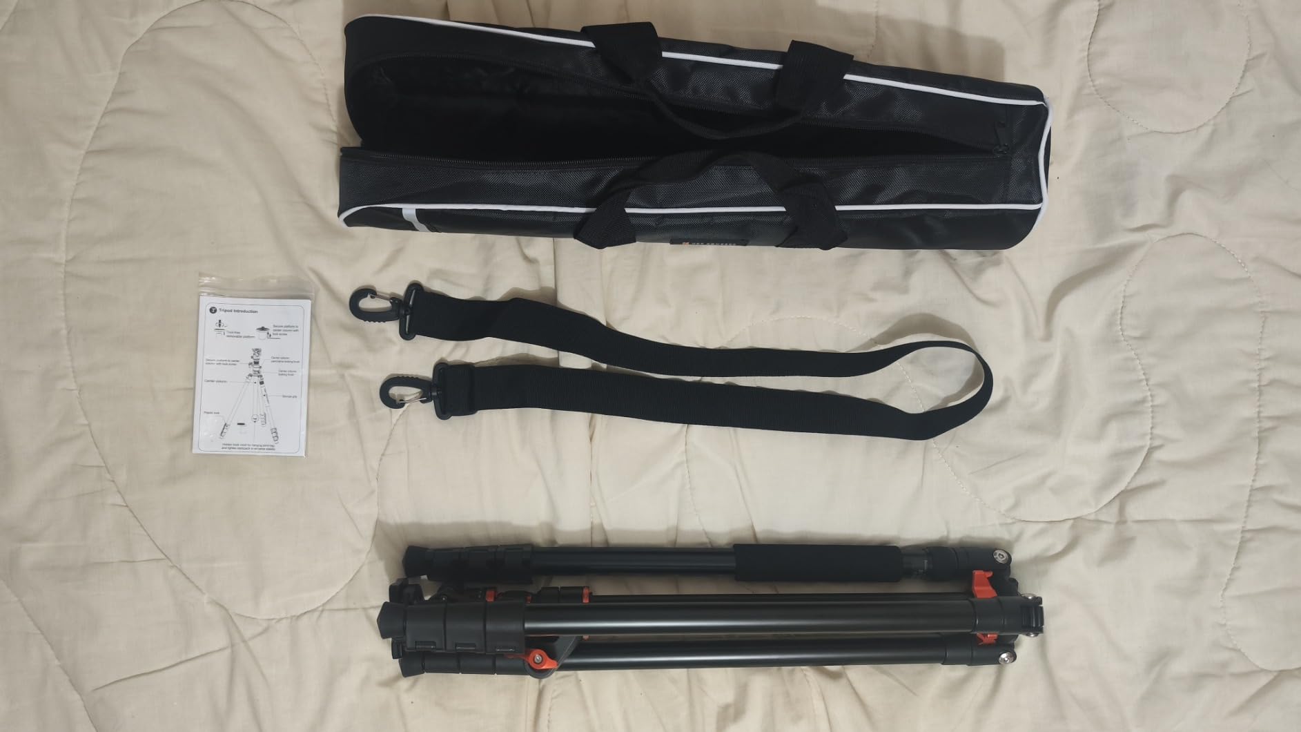 K&F CONCEPT 90''/230cm Ultra High Horizontal Overhead Camera Tripod | Metal Ball Head, 10KG Load Capacity, Detachable Monopod, Flexible Shooting DSLR Travel Video Tripods T254A7+BH-28L customer photo 2