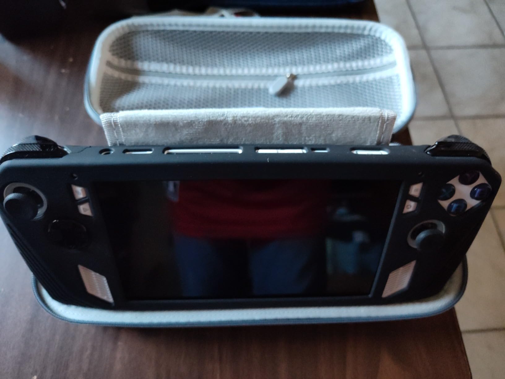 sarlar Rog Ally Carrying Case Compitable with ASUS ROG Ally Gaming Handheld and Accessories, Large Space Hard Shell Case Fit AC Adapter and Power Bank for Travel and Storage customer photo 2