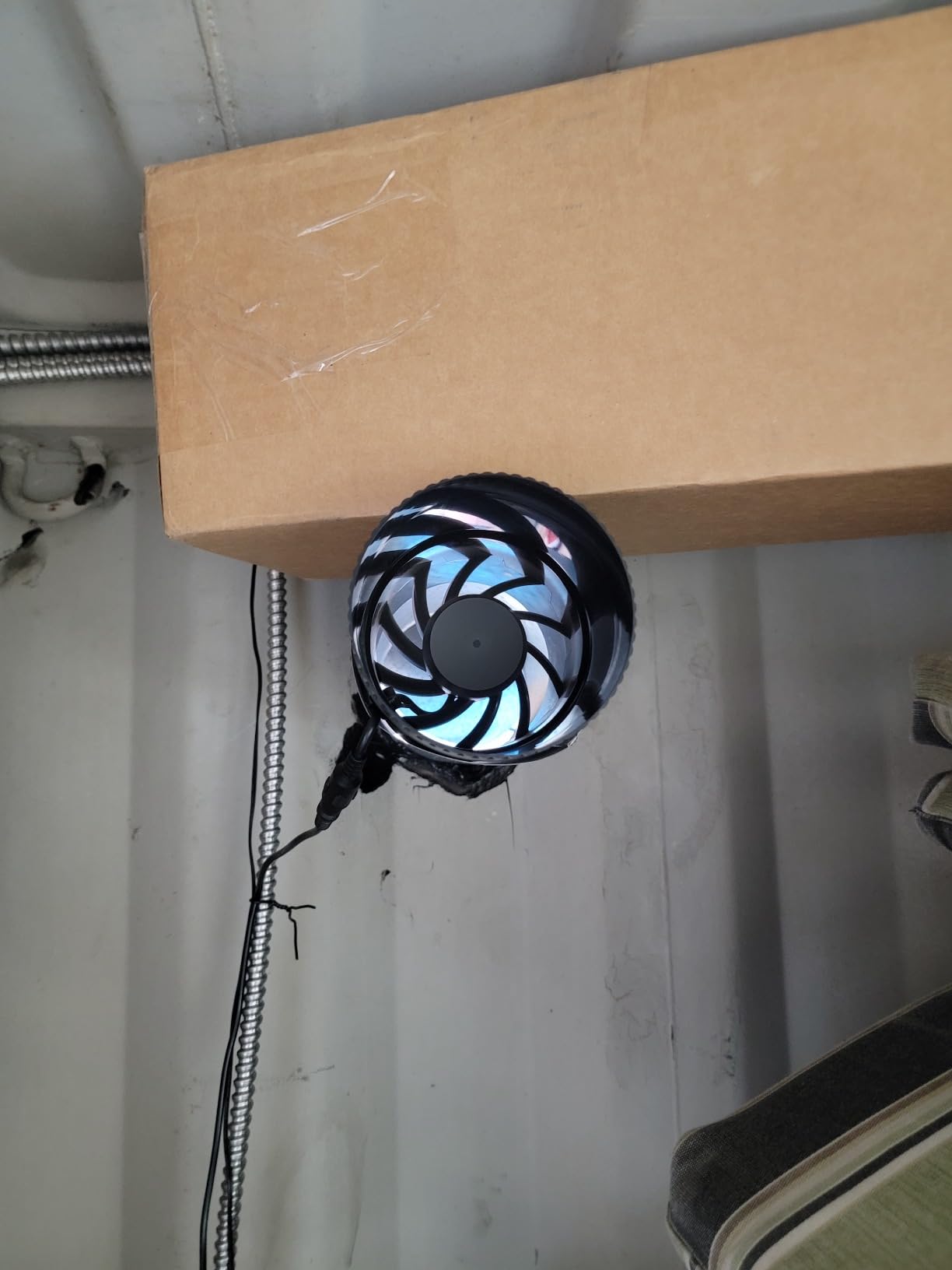 Hon&Guan 6 Inch Inline Booster Duct Fan with Speed Controller - 345 CFM Airflow with 19.2W Ultra-Low Power and Low Noise customer photo 1