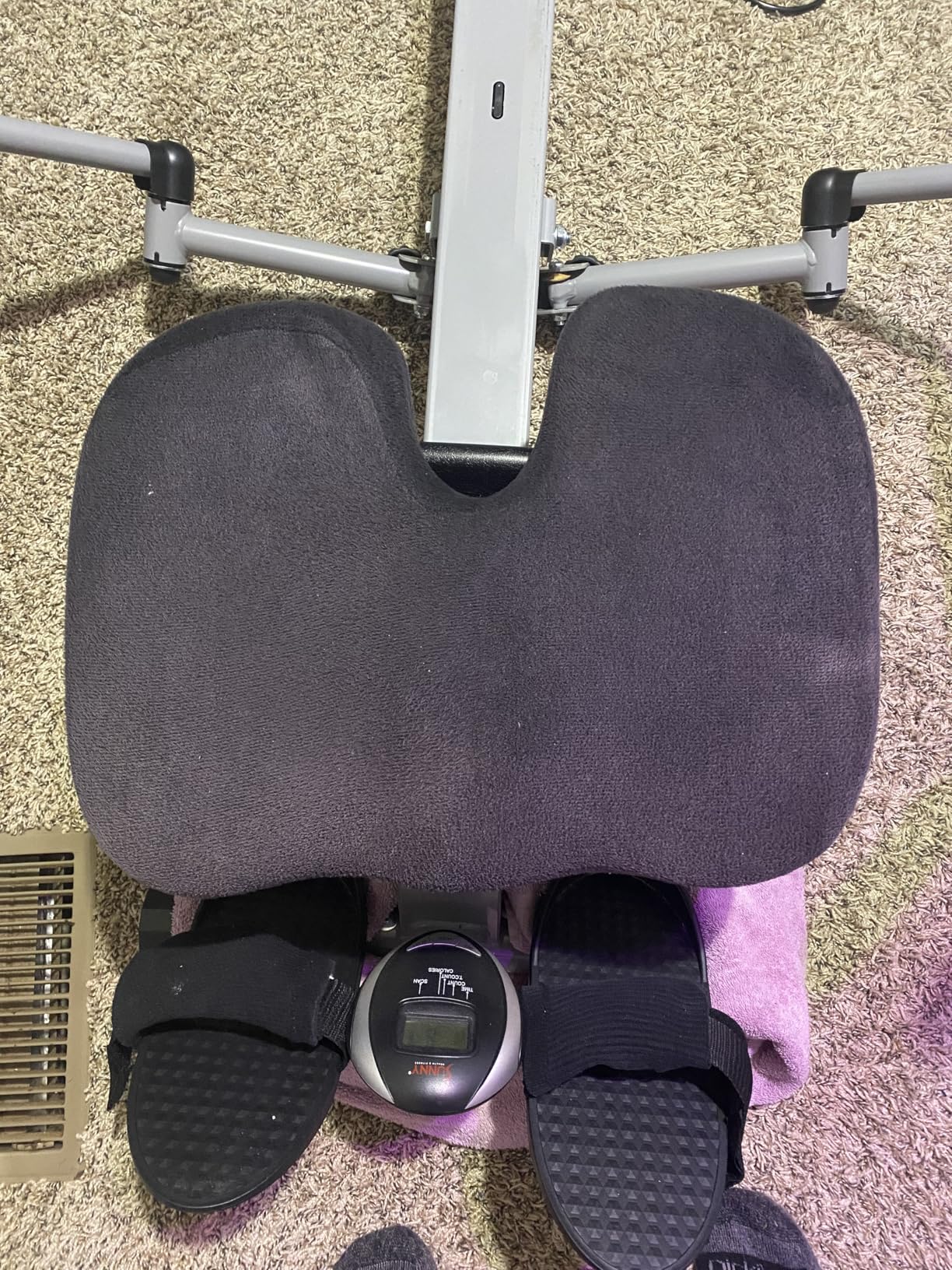 Sunny Health & Fitness Smart Compact 360° Full-Motion Rower, Low-Impact Full-Body Workout Rowing Workout Machine, Wide Motion Range & Space-Saving Design, Free SunnyFit Training App Connection customer photo 1