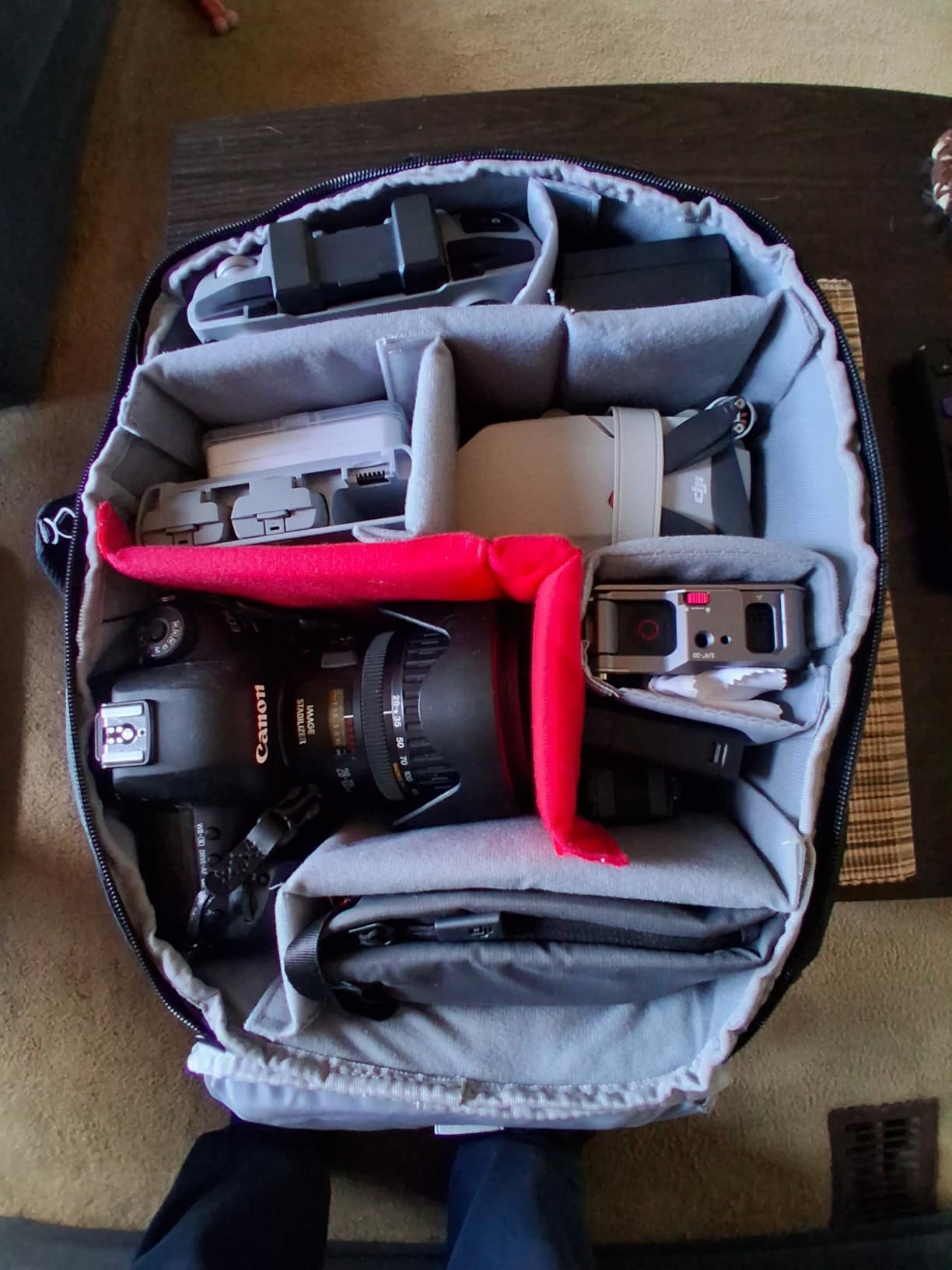 BAGSMART Camera Bag for DSLR, Waterproof Camera Backpacks for Photographers, Camera Case with Laptop Compartment-15.6
