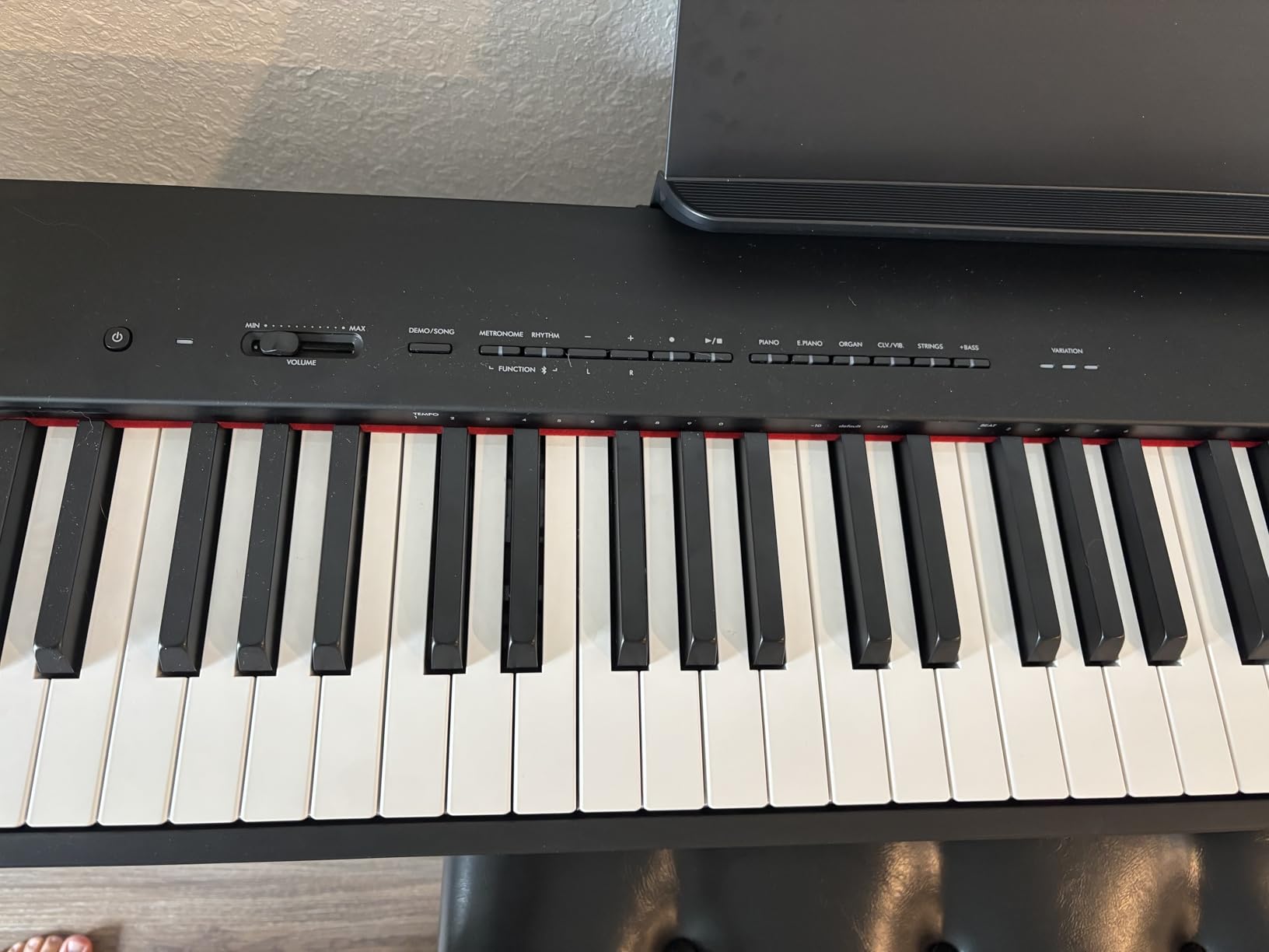 Yamaha P225 88-Key Digital Piano with Weighted Keys, Portable Design customer photo 1