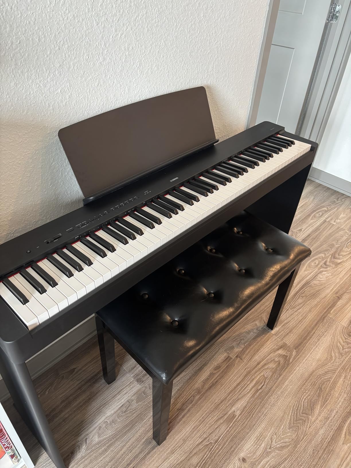 Yamaha P225 88-Key Digital Piano with Weighted Keys, Portable Design customer photo 2