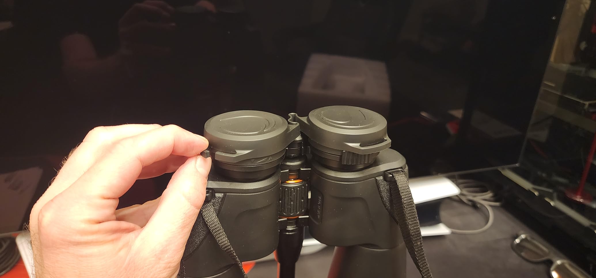 Celestron SkyMaster Pro ED 7x50 Binoculars for Wide Night-Sky Views | ED Glass for Sharp Views, XLT Fully Multi-Coated Optics, Waterproof & Fogproof, Rubber Armored, Wide 7.4 Field of View customer photo 2