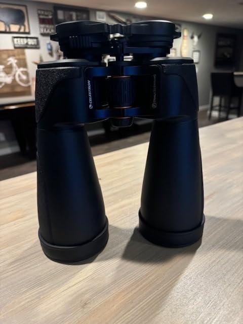 Celestron SkyMaster Pro ED 20x80 Astronomy Binoculars for Deep-Sky Detail | Large 80mm ED Objectives, XLT Fully Multi-Coated Optics, Waterproof & Fogproof, Rubber Armored, Tripod Adapter Included customer photo 2
