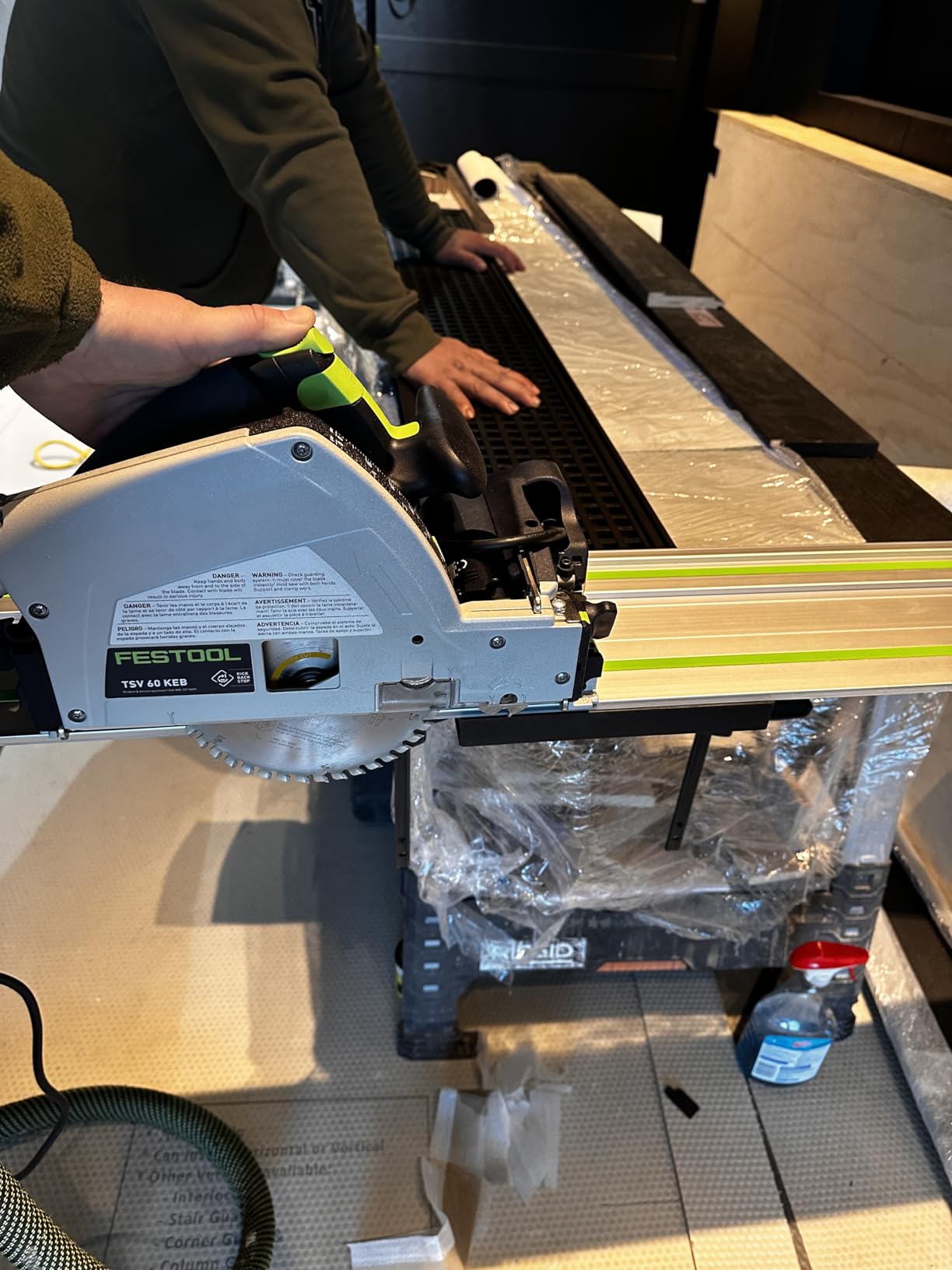 Festool 576735 Plunge-Cut Saw with Scoring Function TSV 60 KEB-F-Plus Track Saw customer photo 1
