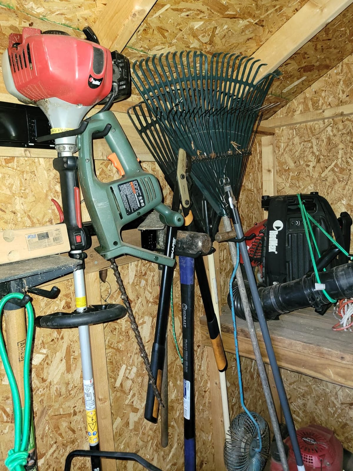 TIDYME Garage Tool Organizer Wall Mount, 48