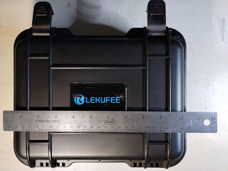Lekufee Waterproof Hard Case Compatible with GoPro Hero 13/12/11/10/9/8, Mission 1 Pro, Media Mod, Action Camera and Accessories (Case Only) customer photo 1